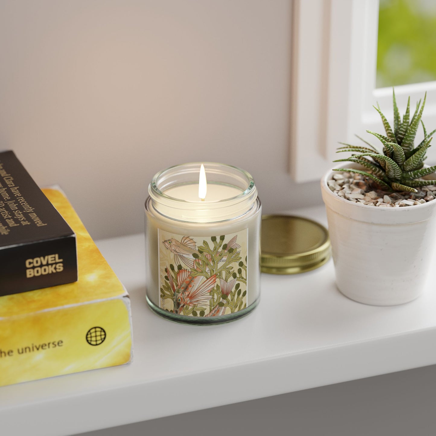 Velas perfumadas, cera de coco y albaricoque (4 oz, 9 oz)