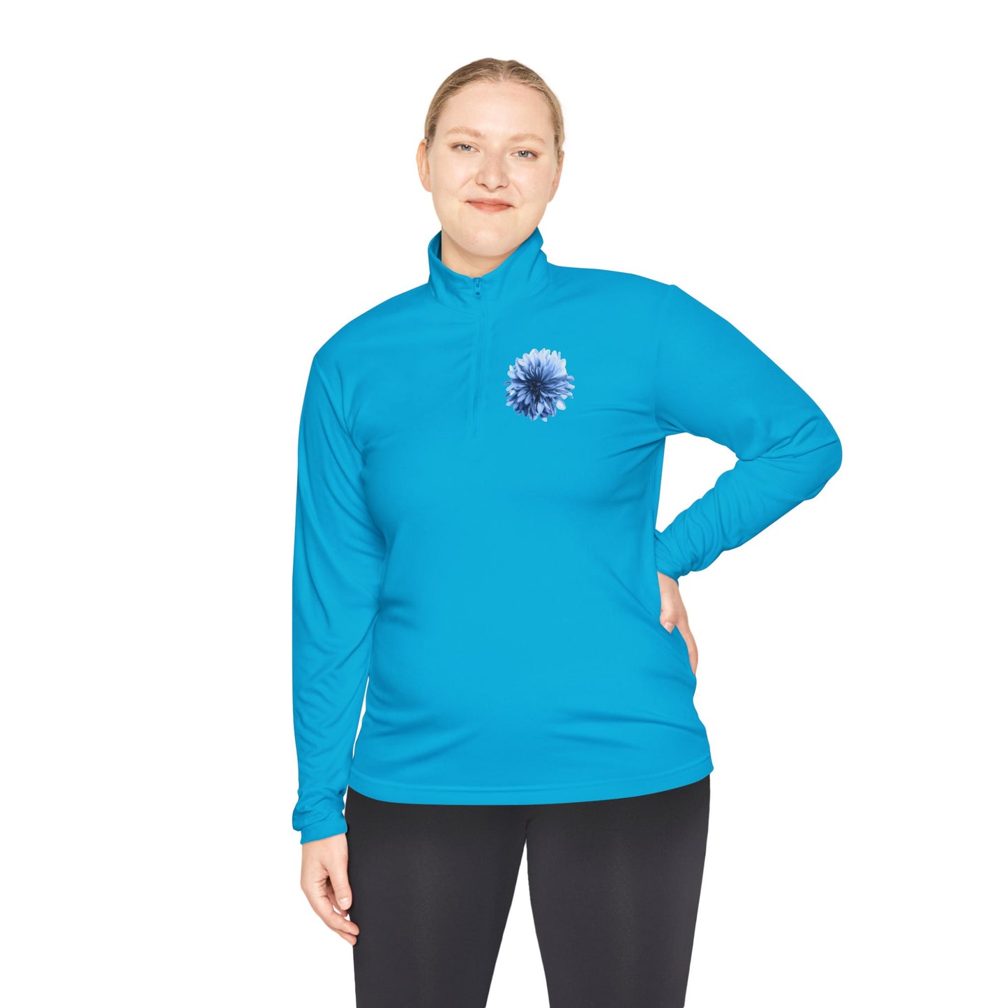 Happy Smiling Monkey Graphic Unisex Quarter-Zip Pullover