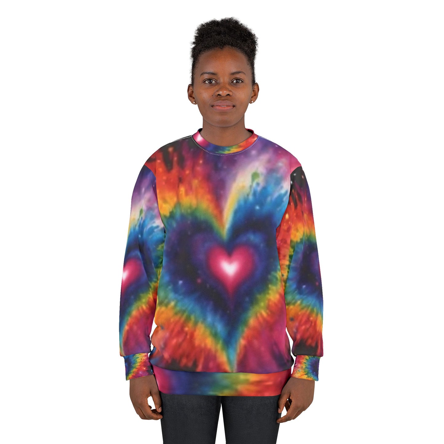 Sweatshirt  Tie-dyed look Multi-color
