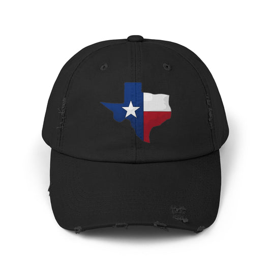 Texas Distressed Cap - Unisex Vintage Style Hat
