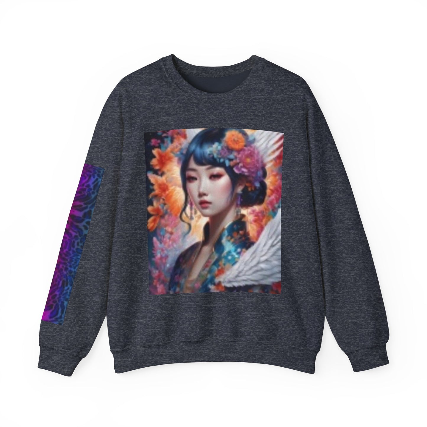 Artistic Unisex Crewneck Sweatshirt - Floral and Nature Designs