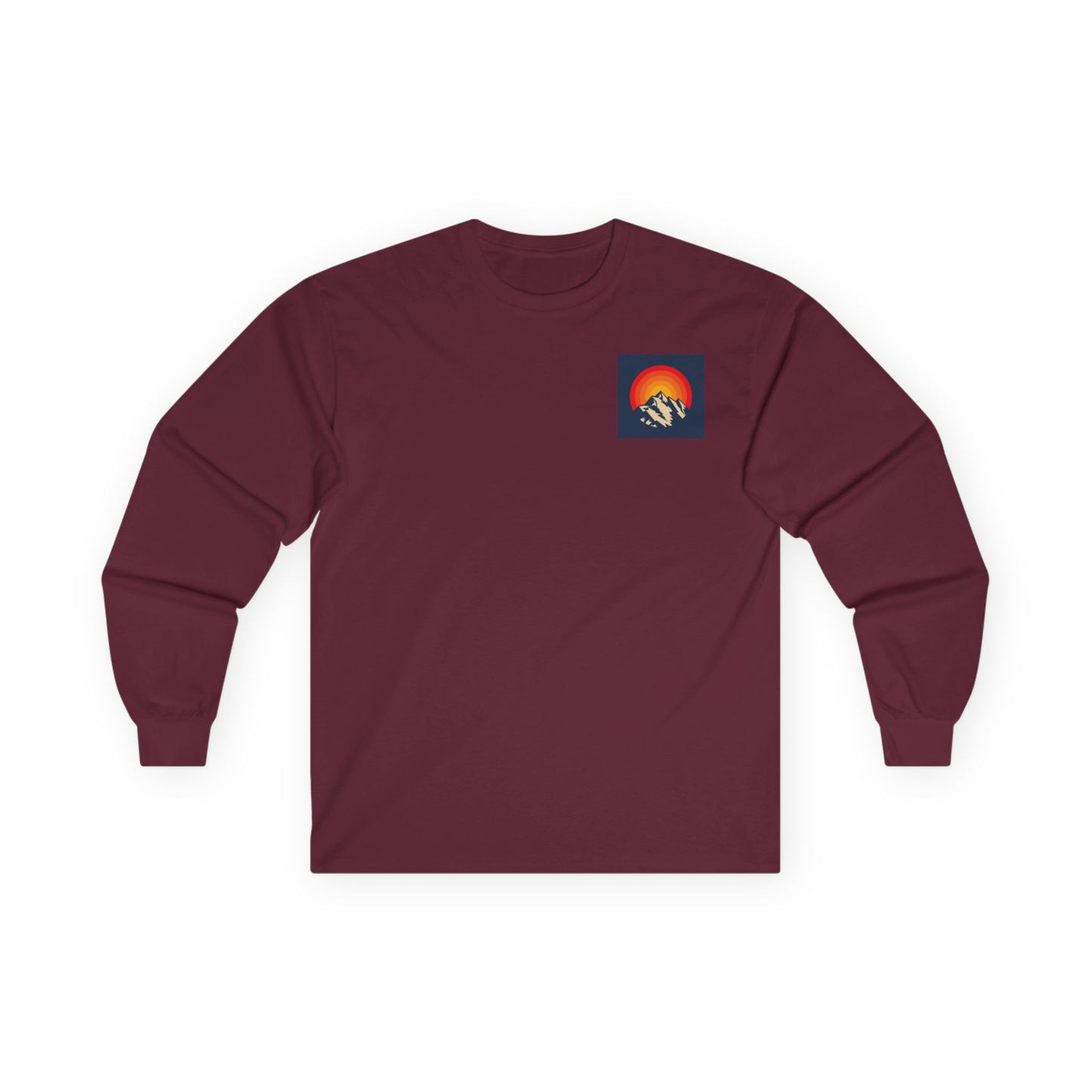 T-shirt à manches longues Sunset Rider – T-shirt unisexe en ultra coton pour les amateurs de plein air 
