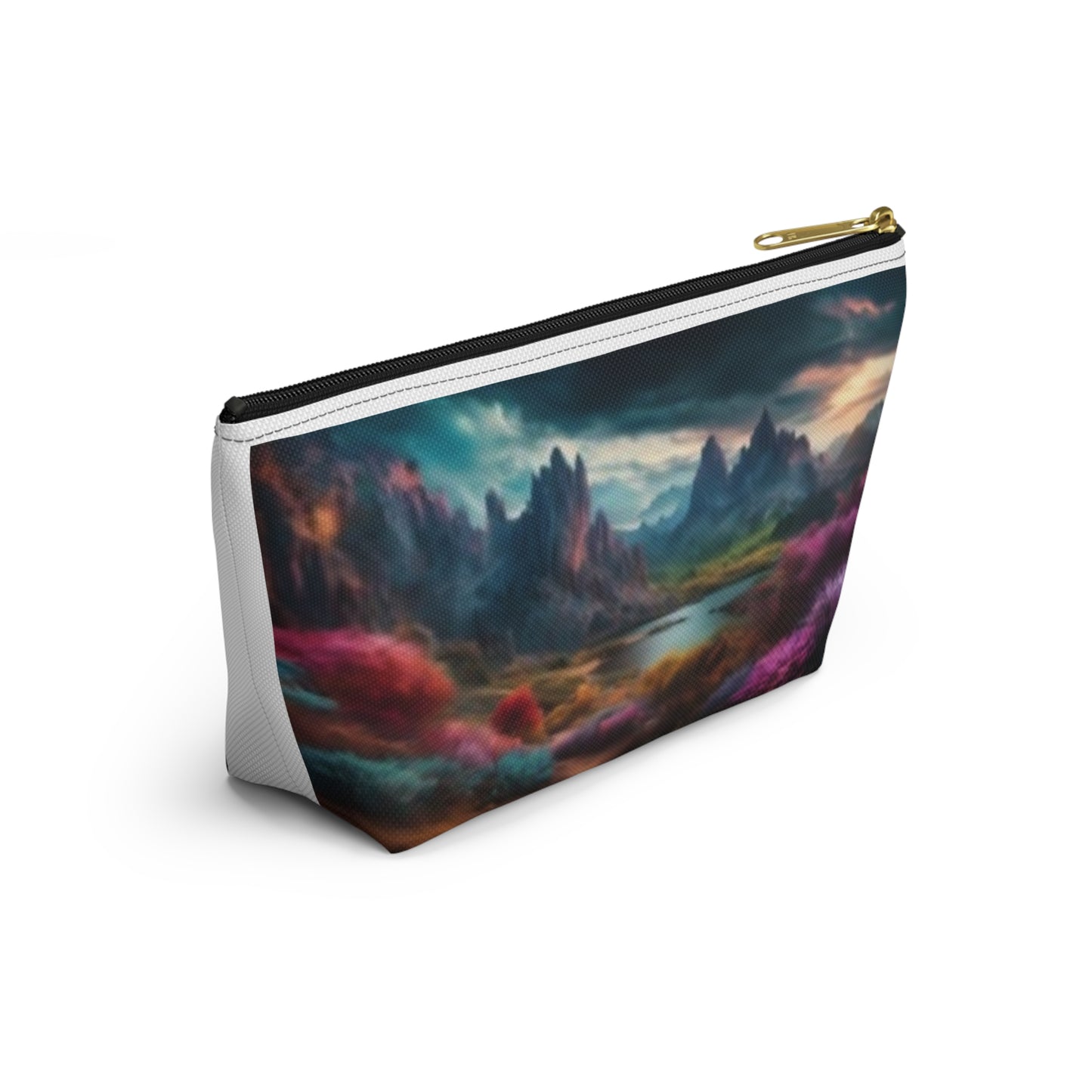 Bolsa de accesorios Scenic Colorado: bolsa de viaje con base en T y diseño de las Montañas Rocosas 