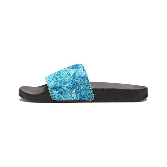 Sandales pour femmes bleues Floride Californie Japon aime les sandales