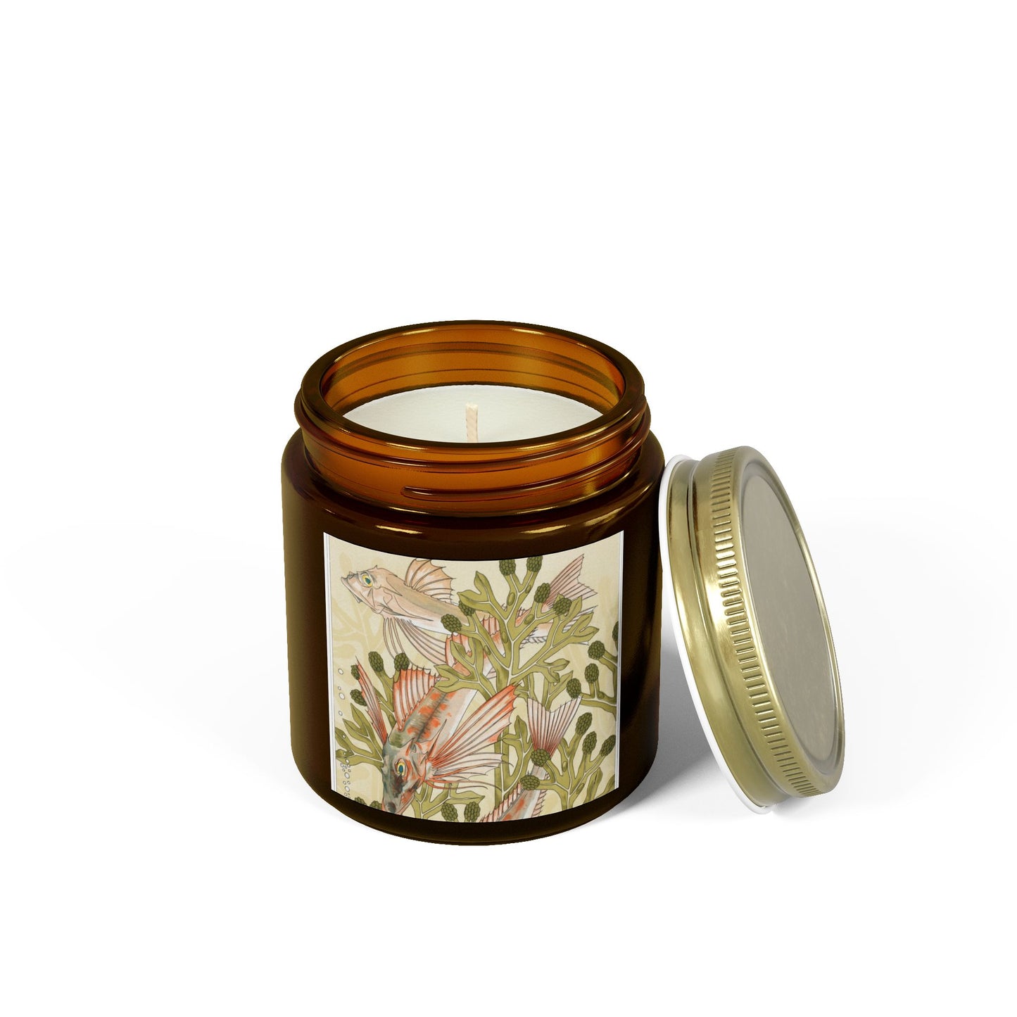 Velas perfumadas, cera de coco y albaricoque (4 oz, 9 oz)
