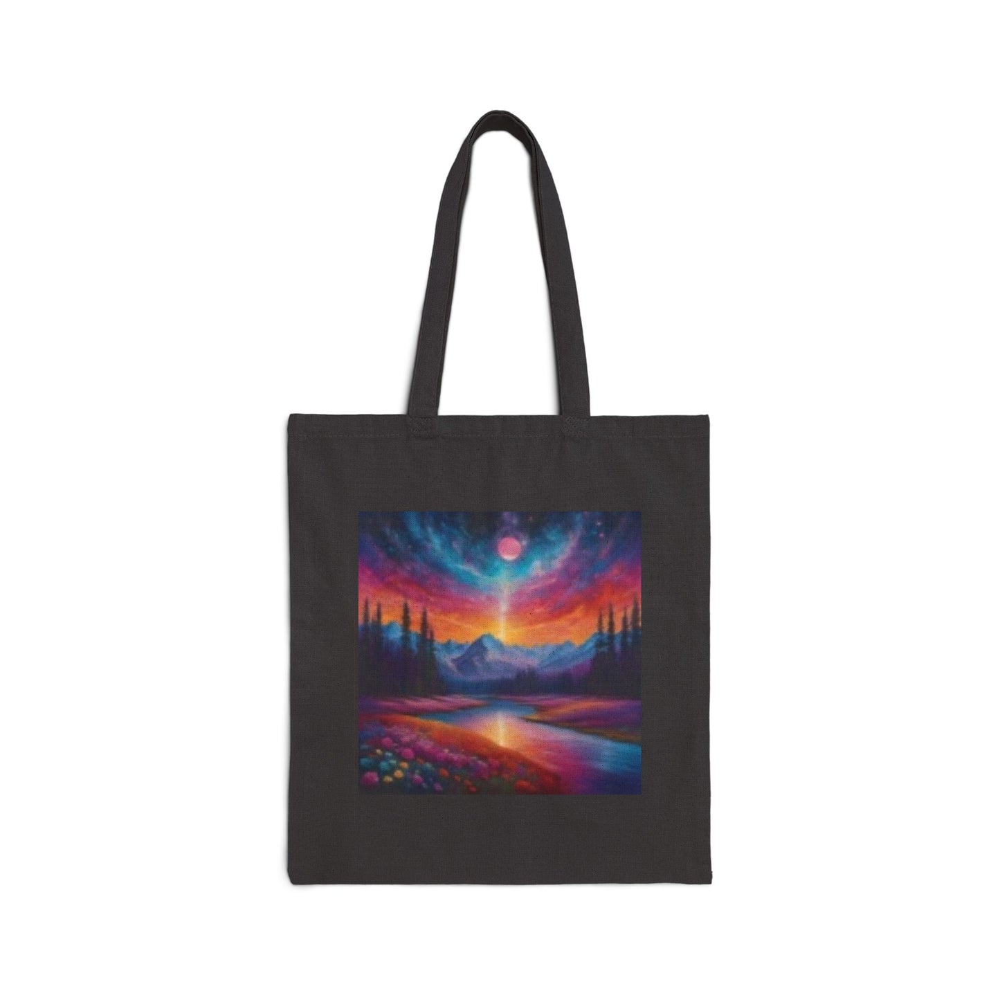 Adventure-Themed Cotton Canvas Tote Bag - Perfect for Nature Lovers