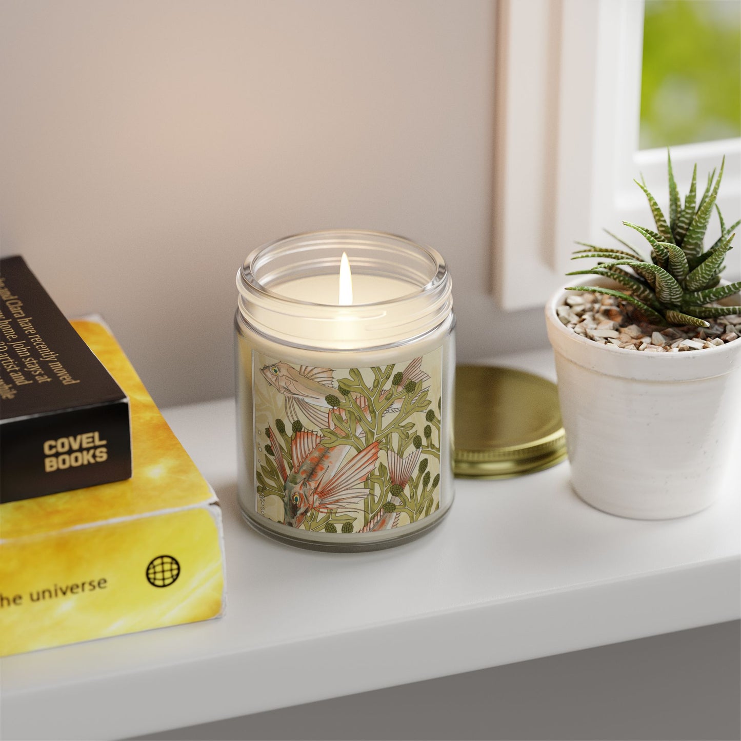 Velas perfumadas, cera de coco y albaricoque (4 oz, 9 oz)