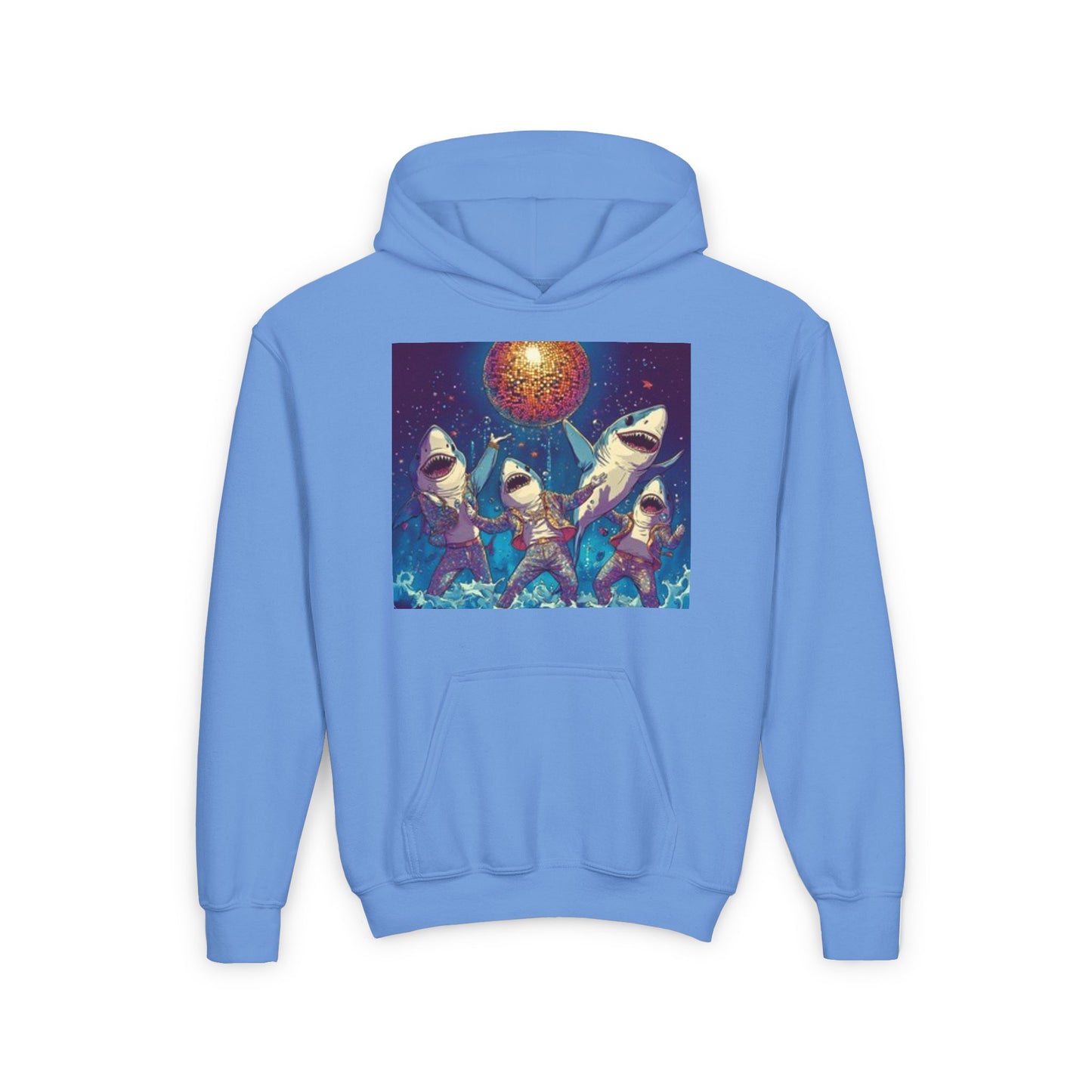 Shark Adventure Youth Hoodie - Cozy Blend for Fun Ocean Lovers