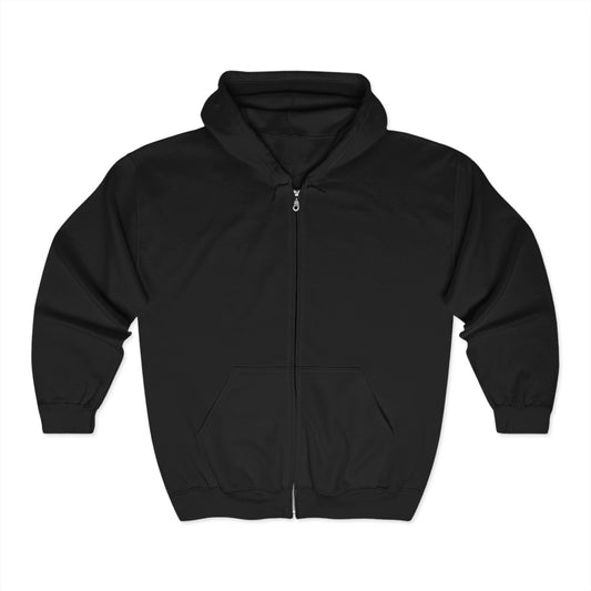 Sudadera con capucha y cremallera completa Husky Forest: sudadera unisex acogedora para amantes de los animales 