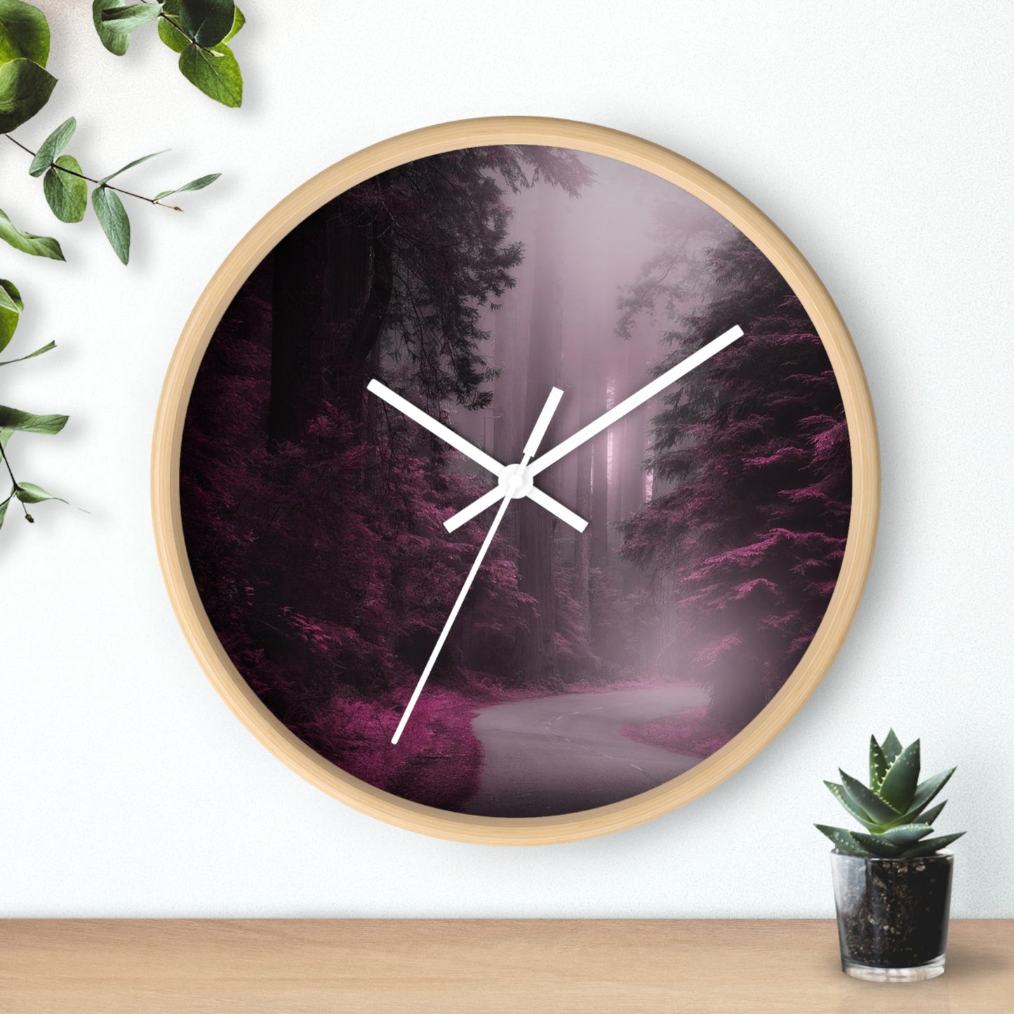 Horloge murale Purple Wilderness So Beautiful