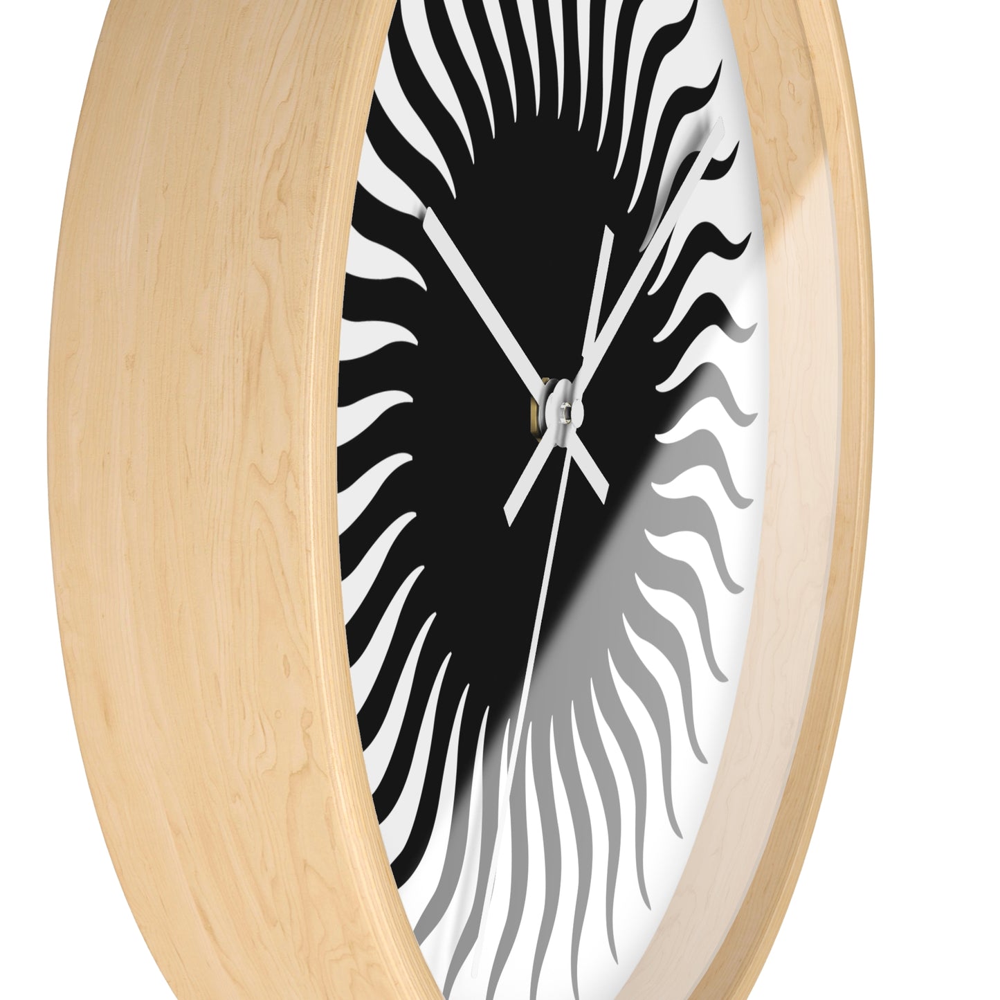 Horloge murale Soleil Noir