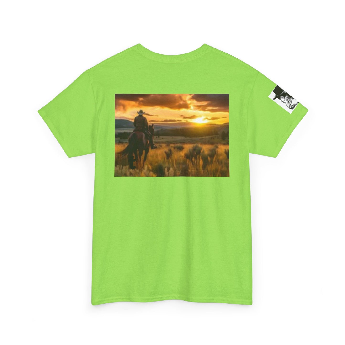 Texas Pride Unisex Heavy Cotton Tee - Rustic Sunset Design