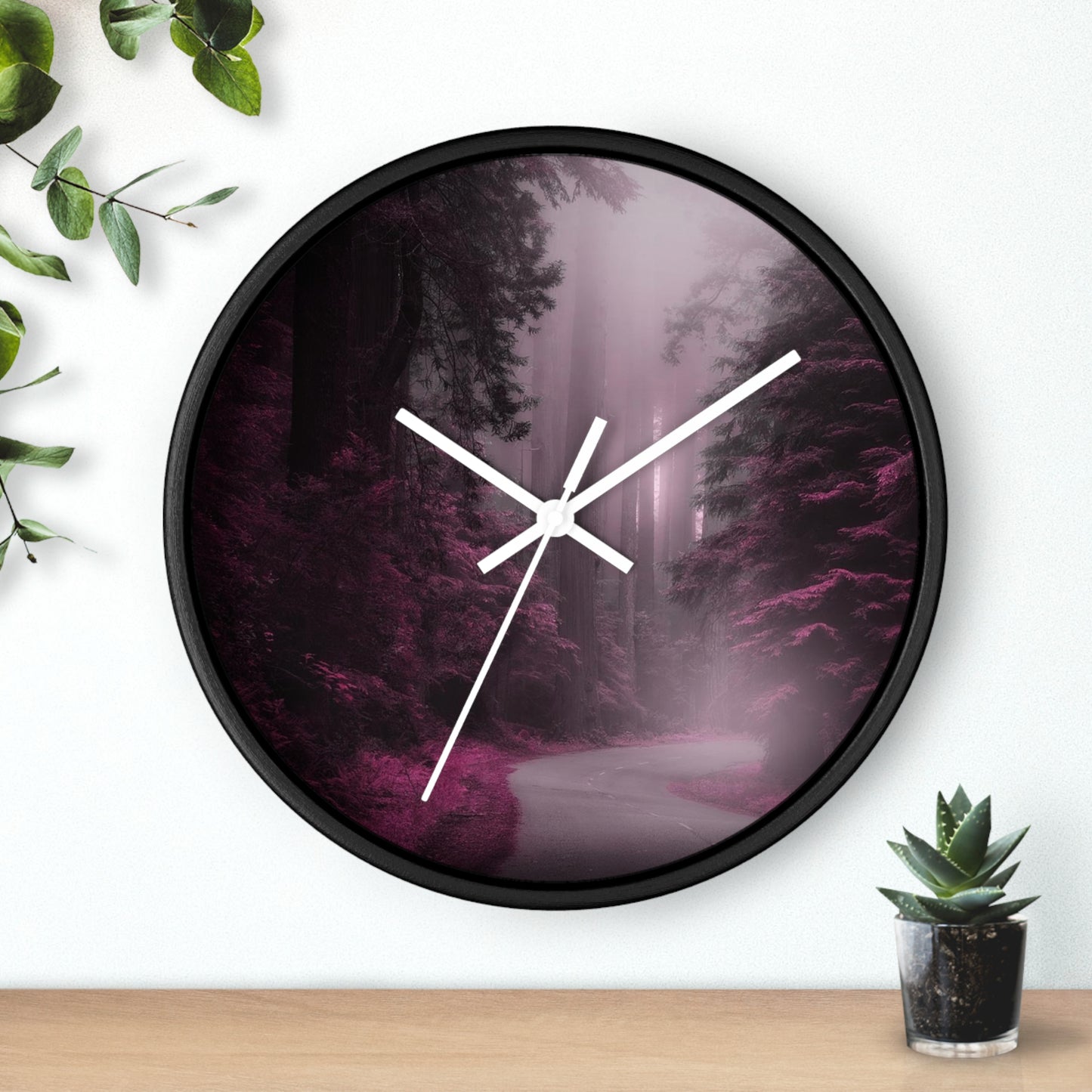 Horloge murale Purple Wilderness So Beautiful