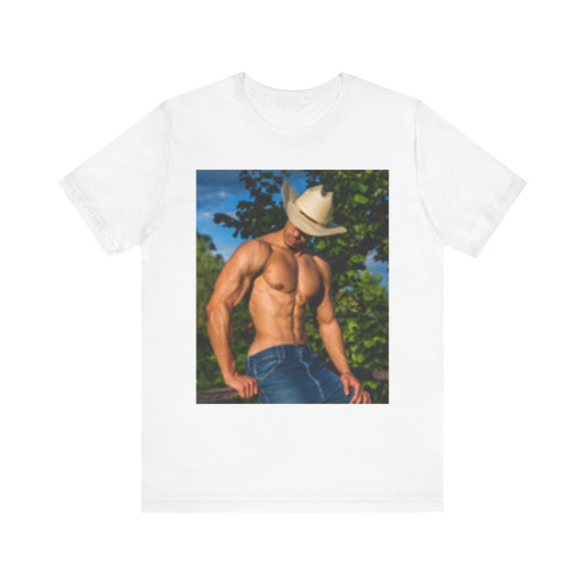 Handsome Cowboy with Muscles Women's T-shirt LOVE LOVE LOVE!