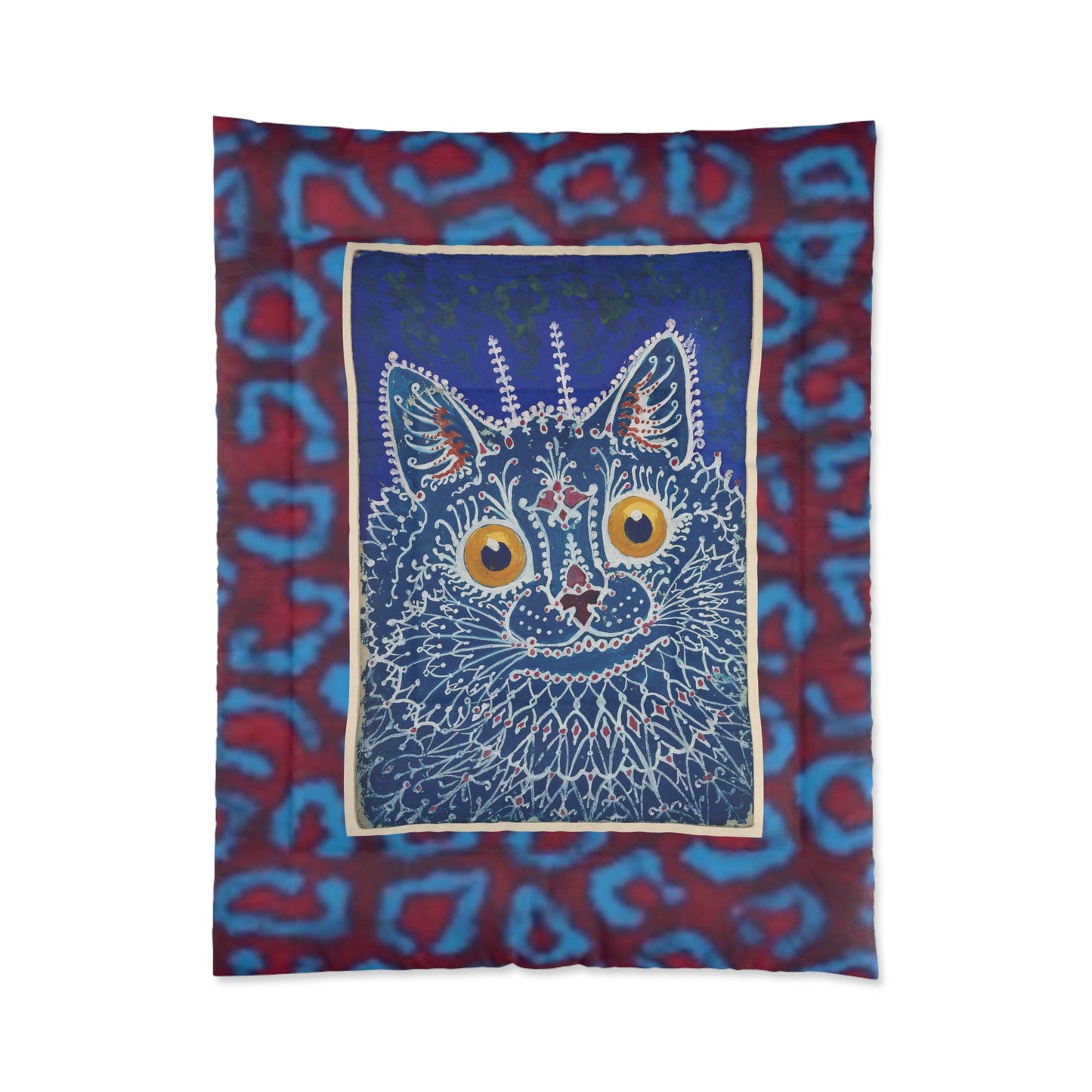 Couette chat fantaisiste – Parure de lit douillette et colorée pour les amoureux des chats 