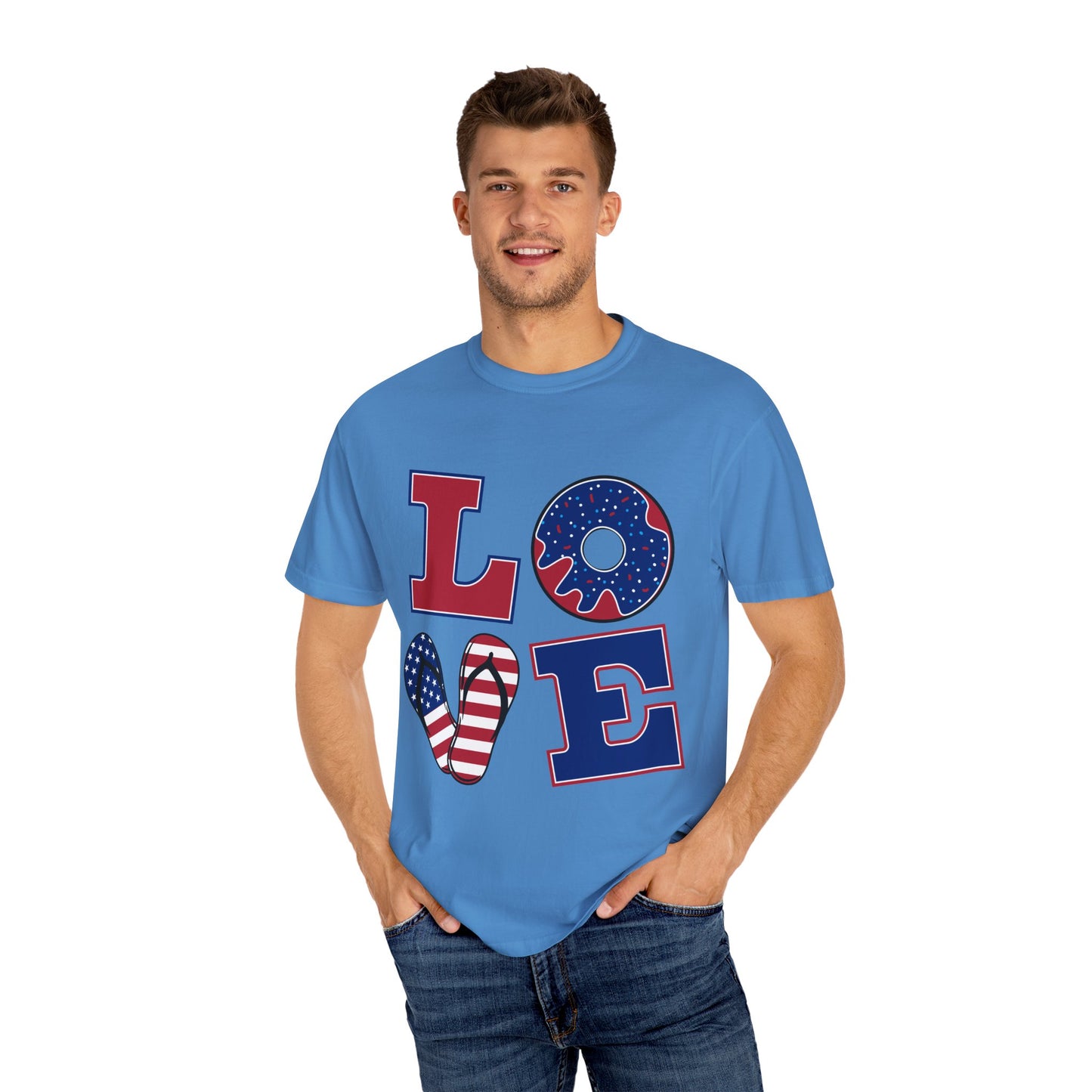 T-shirt unisexe LOVE Maman Papa Fils Fille Enfants Amis