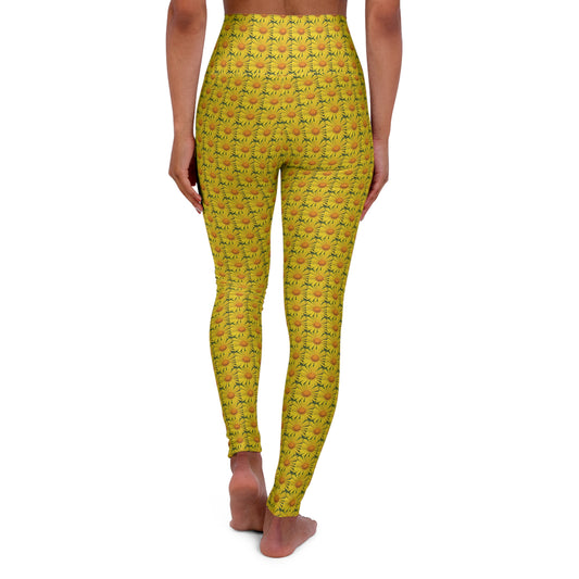 Spider Vibes High Waisted Yoga Leggings for Active Lifestyle