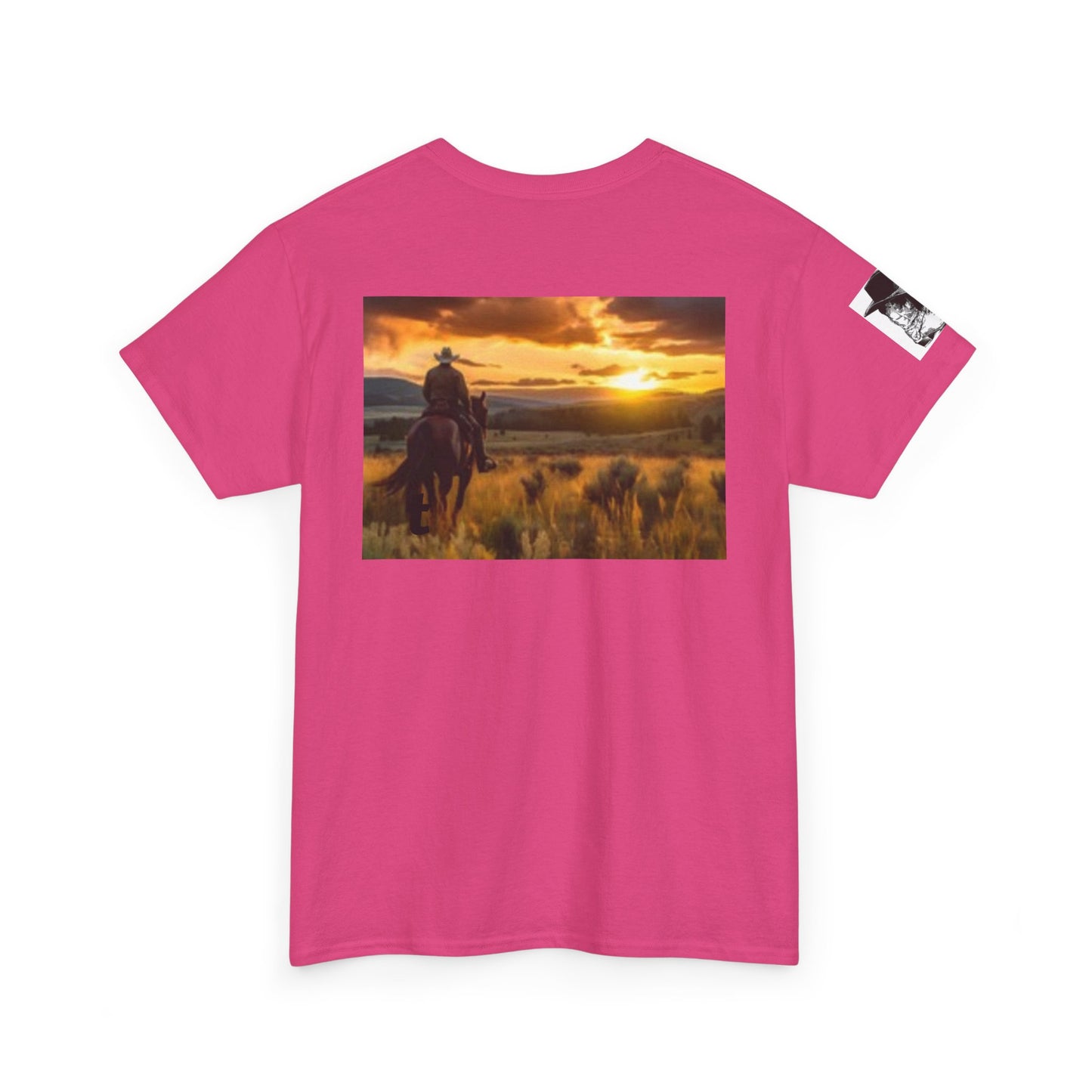 Texas Pride Unisex Heavy Cotton Tee - Rustic Sunset Design