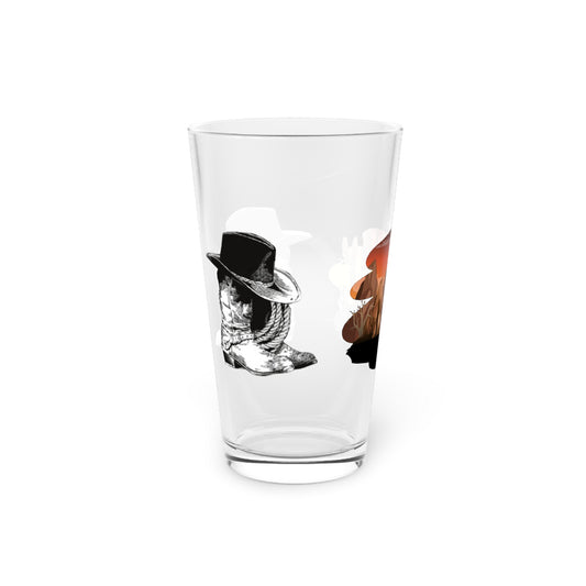 Desert Sunset Pint Glass - 16oz Outdoor Vibes