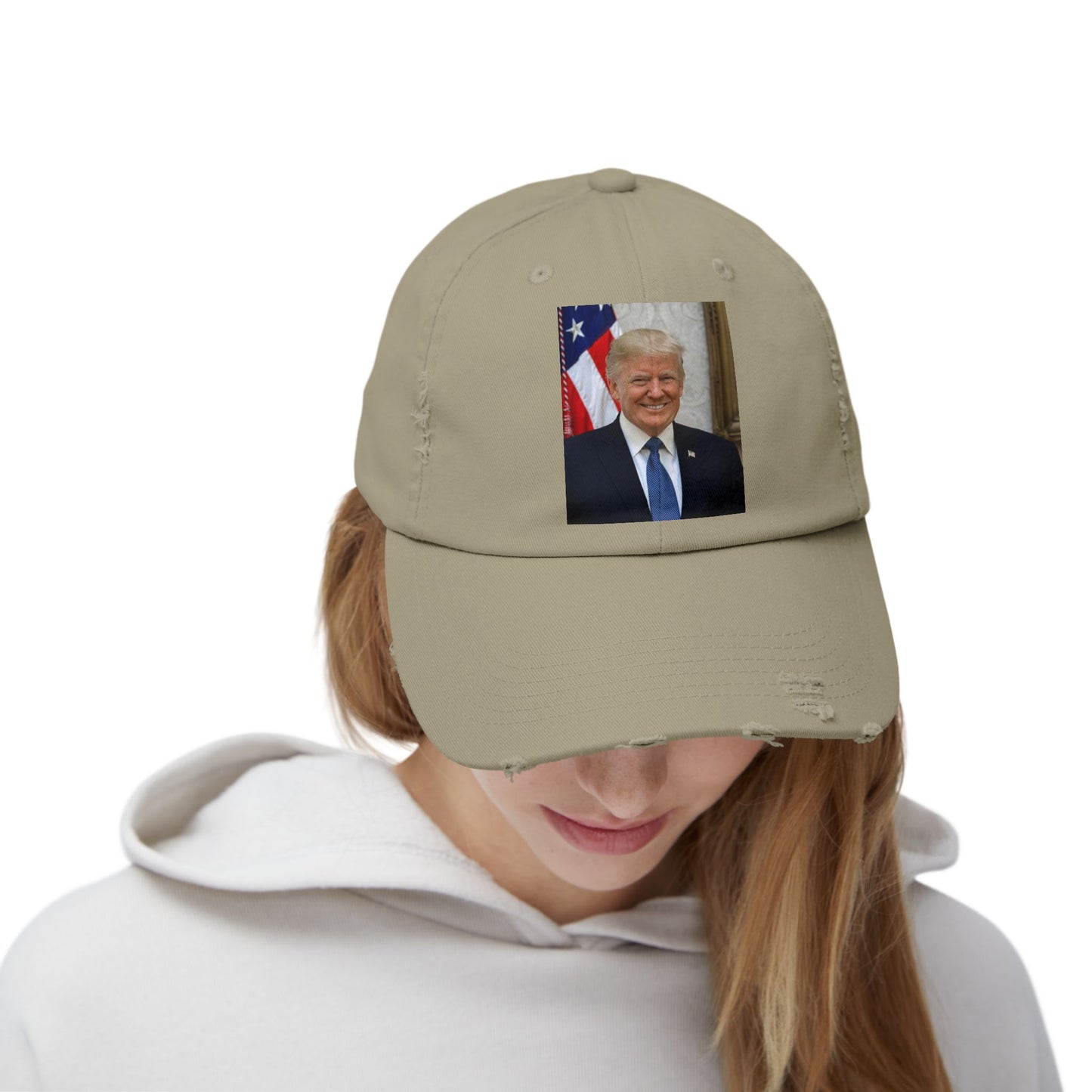 Casquette en détresse du président J Trump