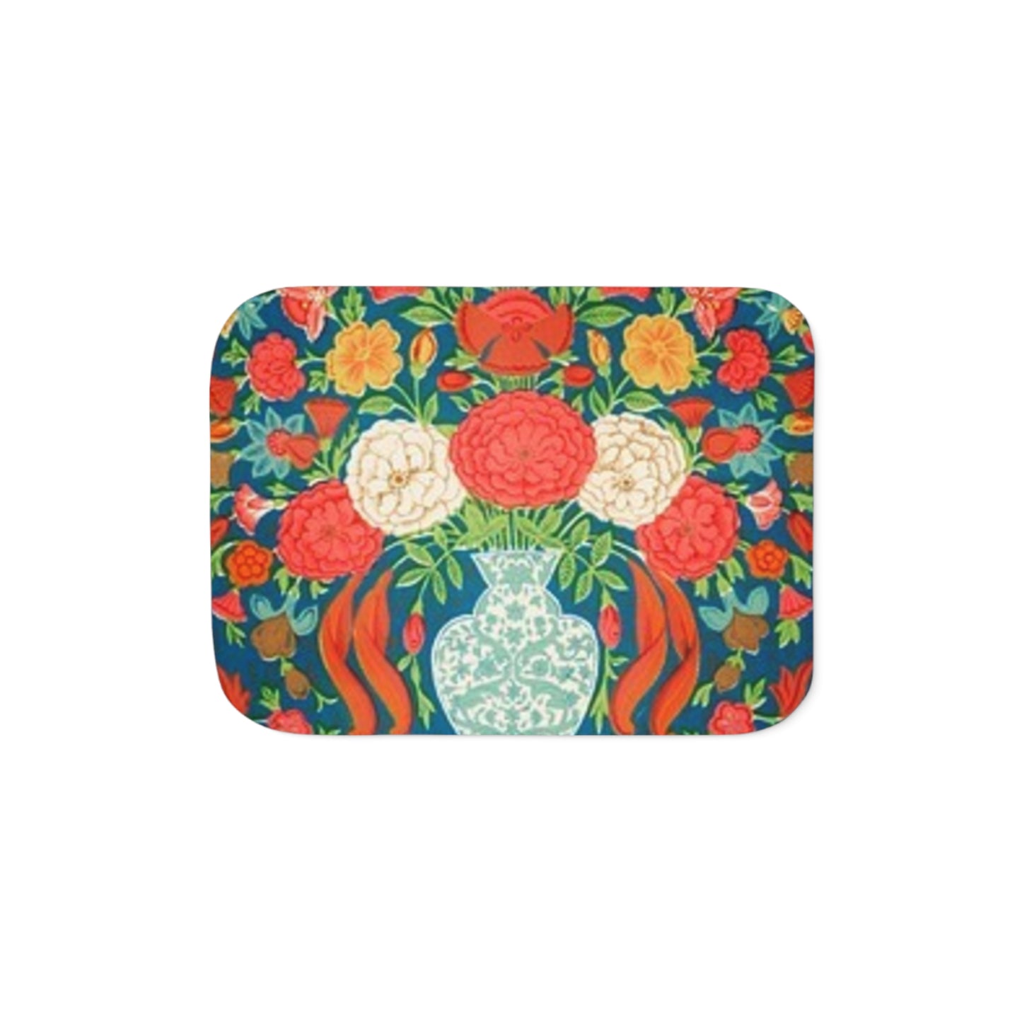 Sherpa Blanket, Two Colors Vibrant Boutique of Flowers