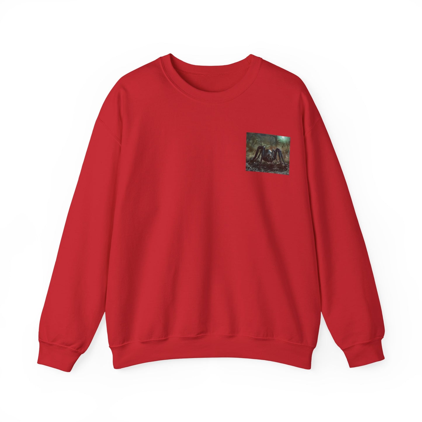 Pumpkin & Spider Unisex Heavy Blend Crewneck Sweatshirt Halloween