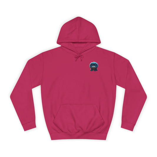 Colorful Unisex College Hoodie with Whimsical Creature Design - Perfect for Students, Gifts, and Casual Wear