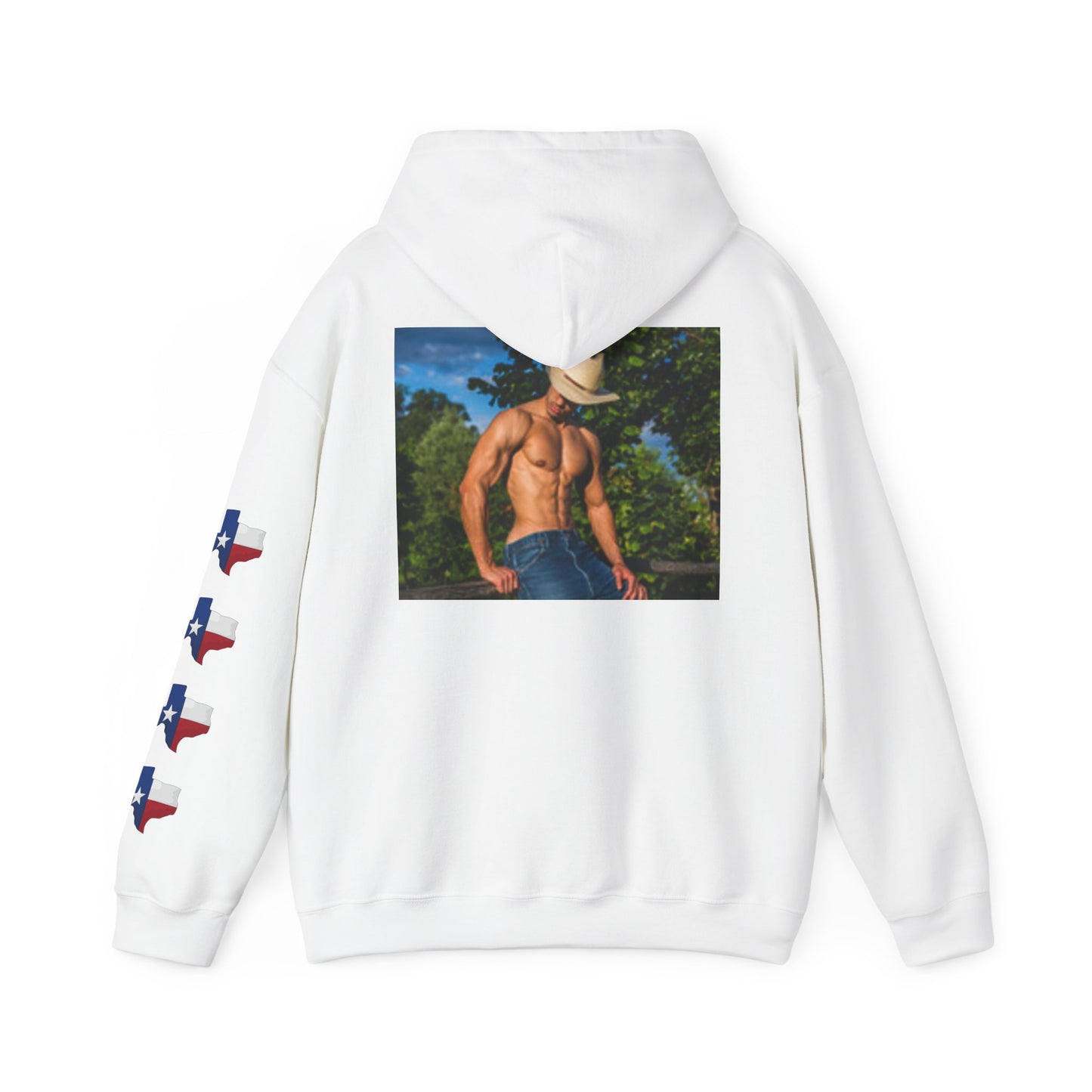 Sweat à capuche graphique Texas Cowboy pour hommes et femmes 
