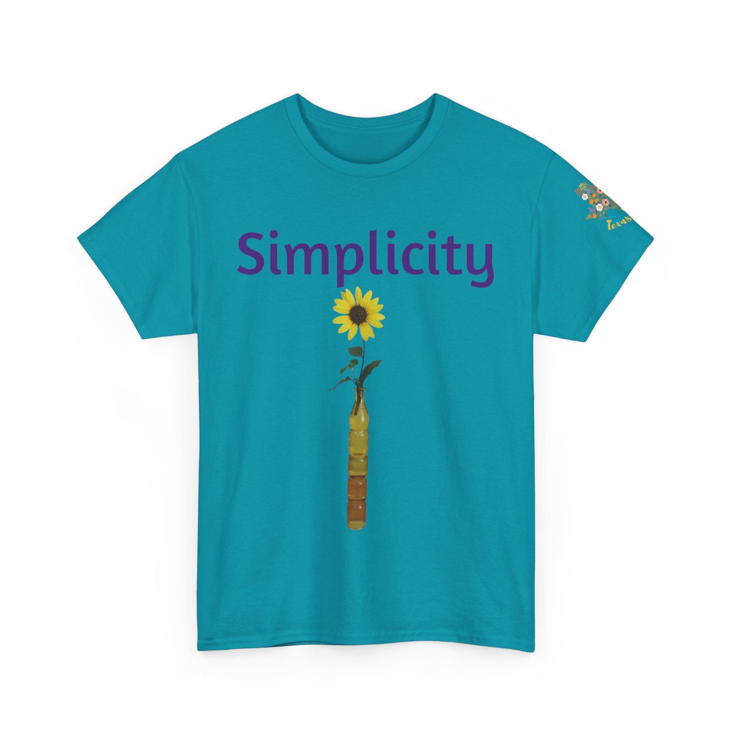 Sunflower Bluebonnets Texas, Customizable T-Shirt for Gardening Lovers, Casual Wear, Gift for Nature Enthusiasts, Spring Fashion