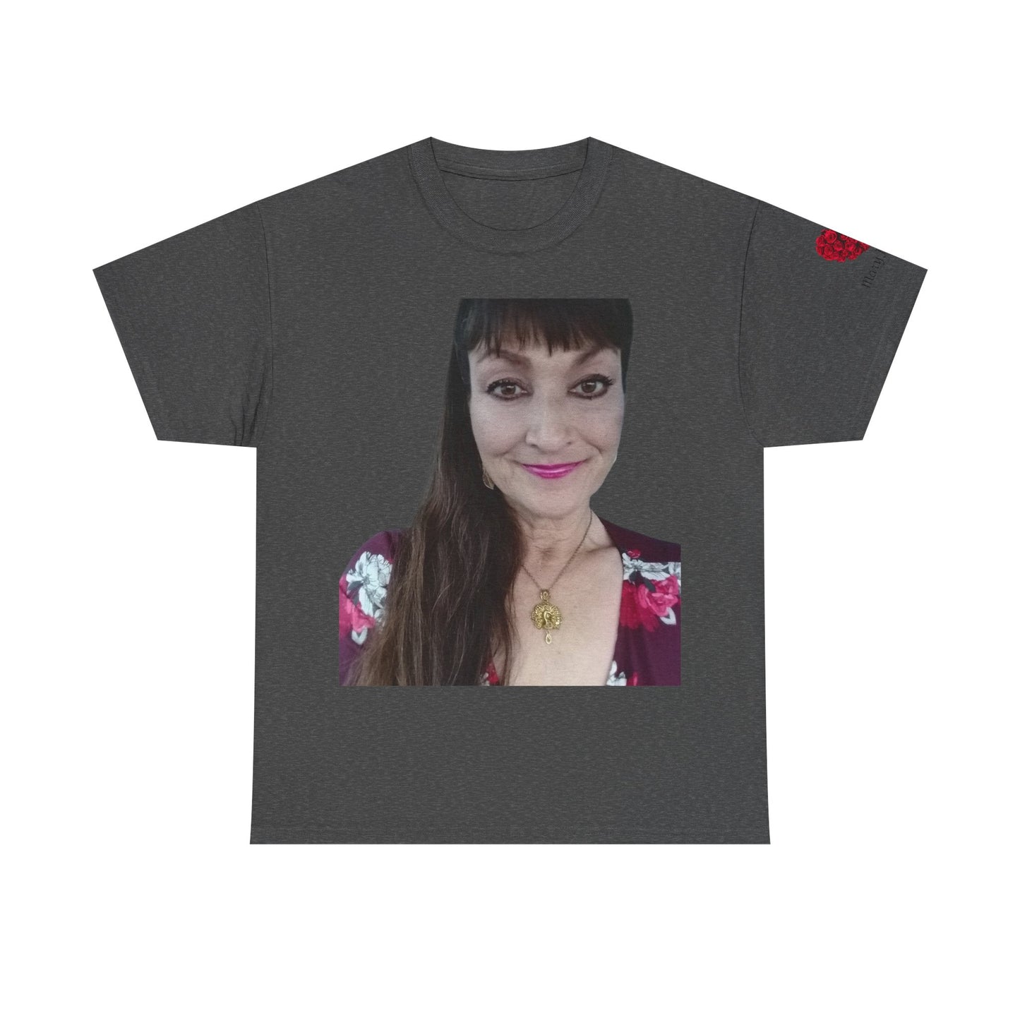 Mary Jordan Heavy Cotton T-shirt, Personalized T-Shirt, Gift for Her, Unique Apparel, Selfie Tees, Casual Wear