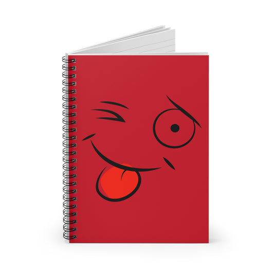 Cahier à spirales drôle de visage idéal pour les enfants