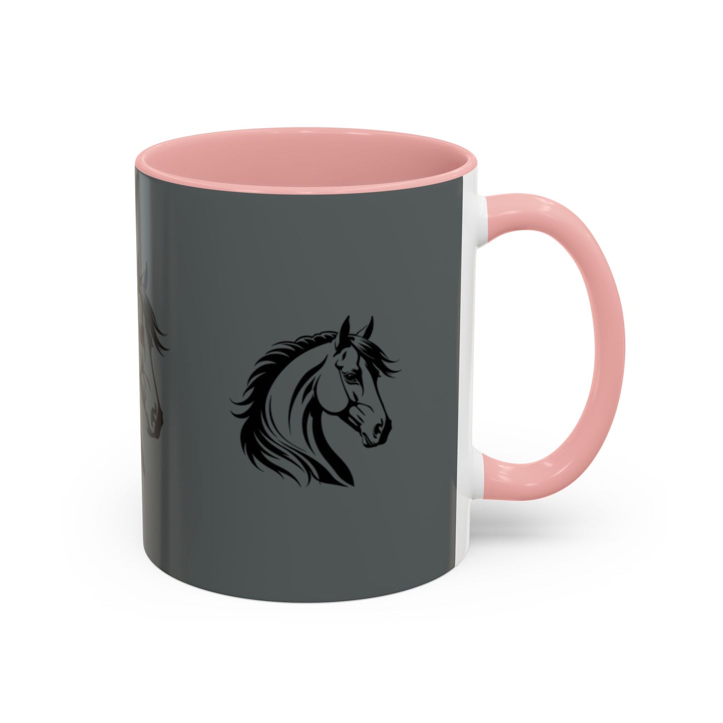 Majestic Horse Accent Coffee Mug - Perfect for Equestrians and Animal Lovers