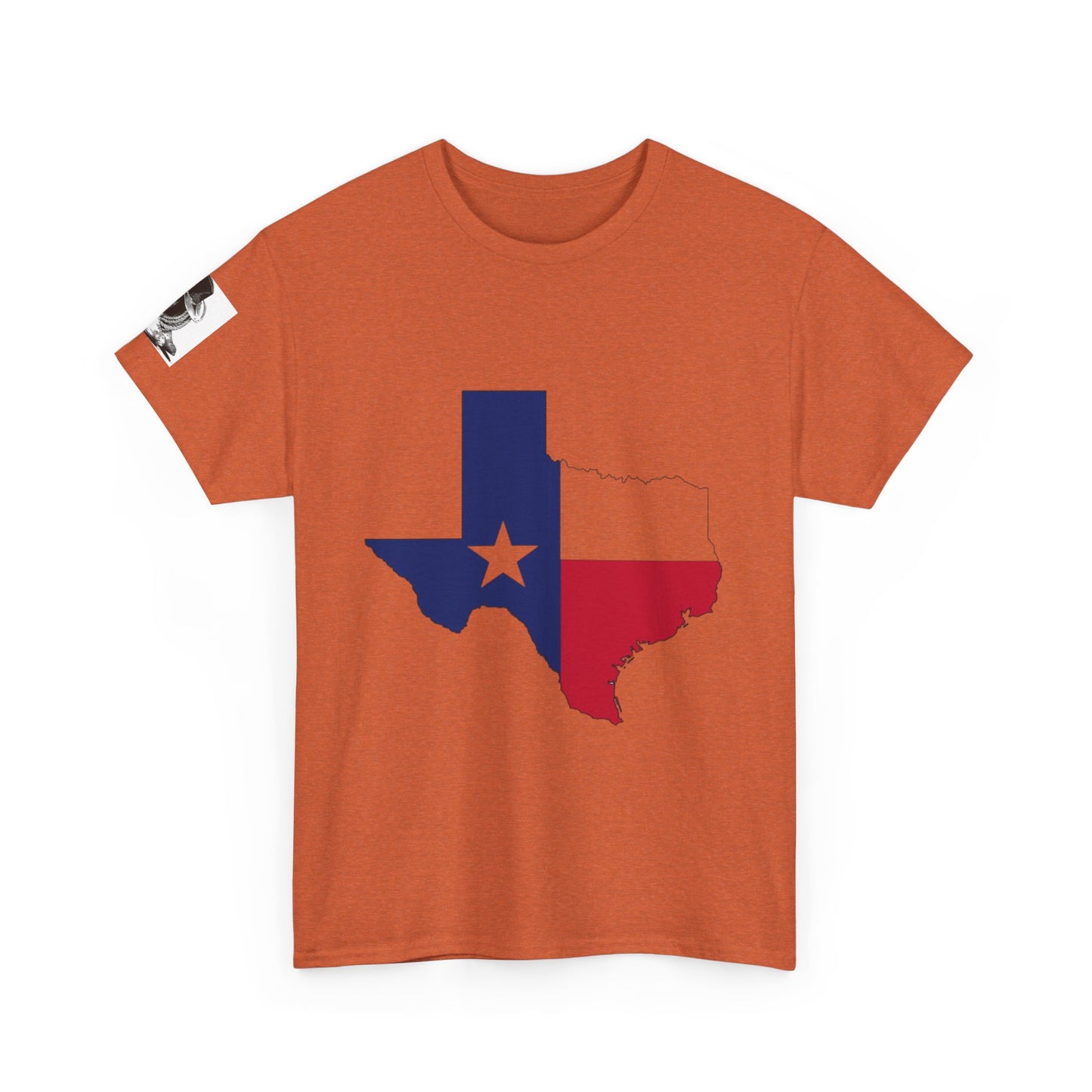 Texas Pride Unisex Heavy Cotton Tee - Rustic Sunset Design