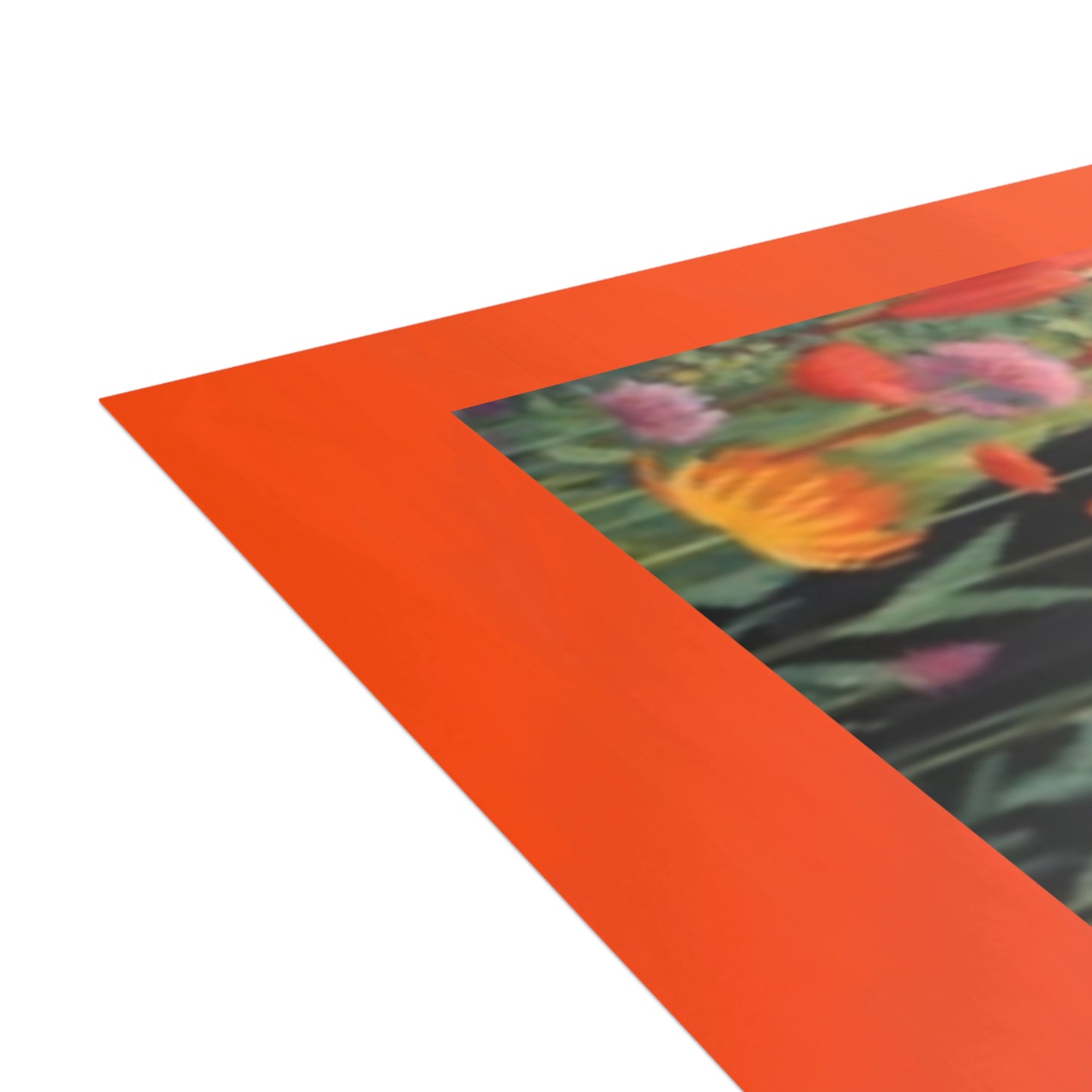 Paquete de postales vibrantes: diseños de gatos y flores silvestres con sobres