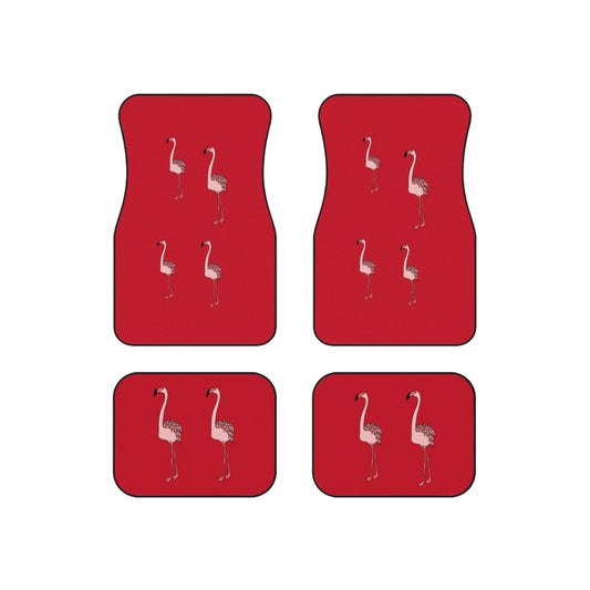 Stylish Flamingo Car Mats Set of 4 | Fun and Vibrant Auto Decor