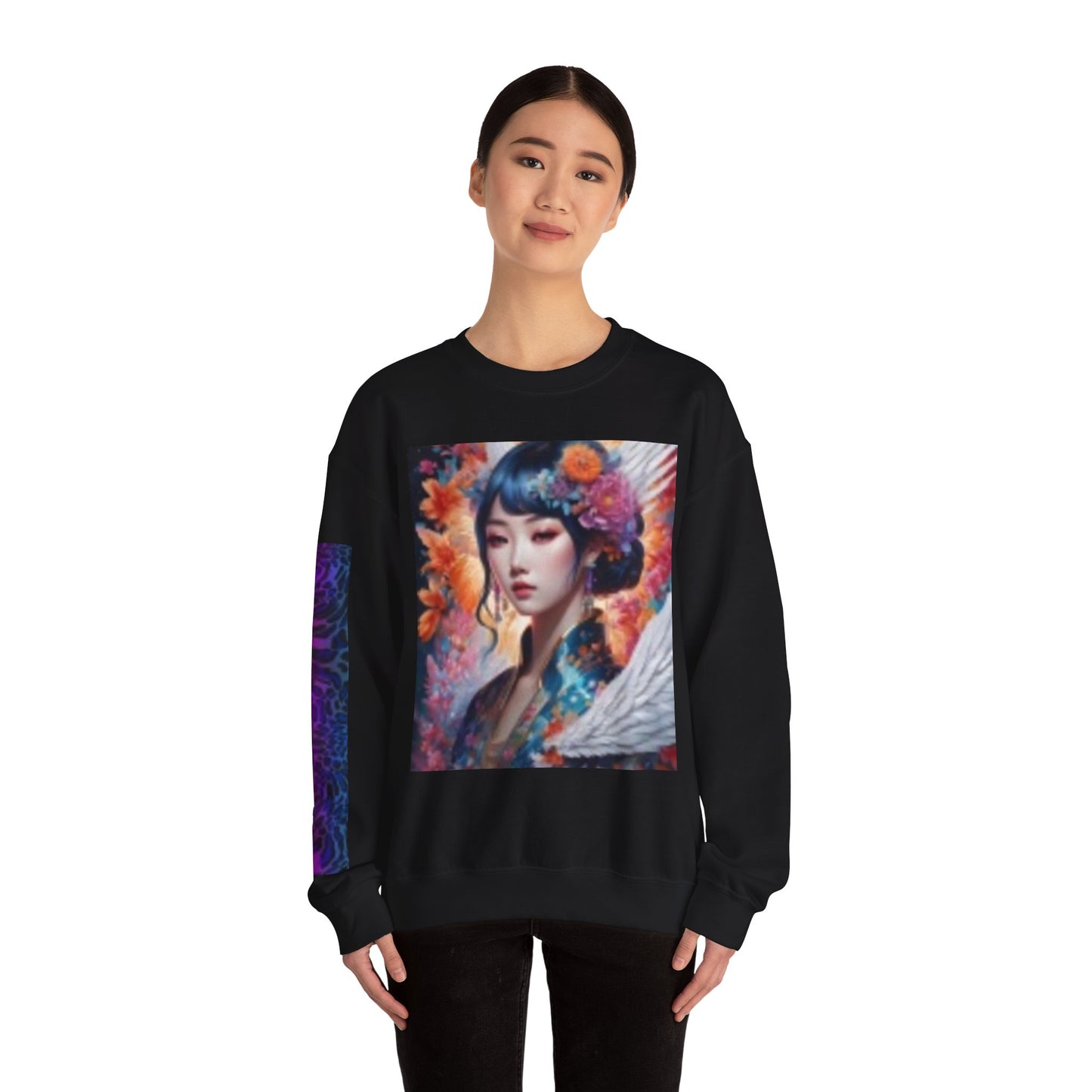 Artistic Unisex Crewneck Sweatshirt - Floral and Nature Designs