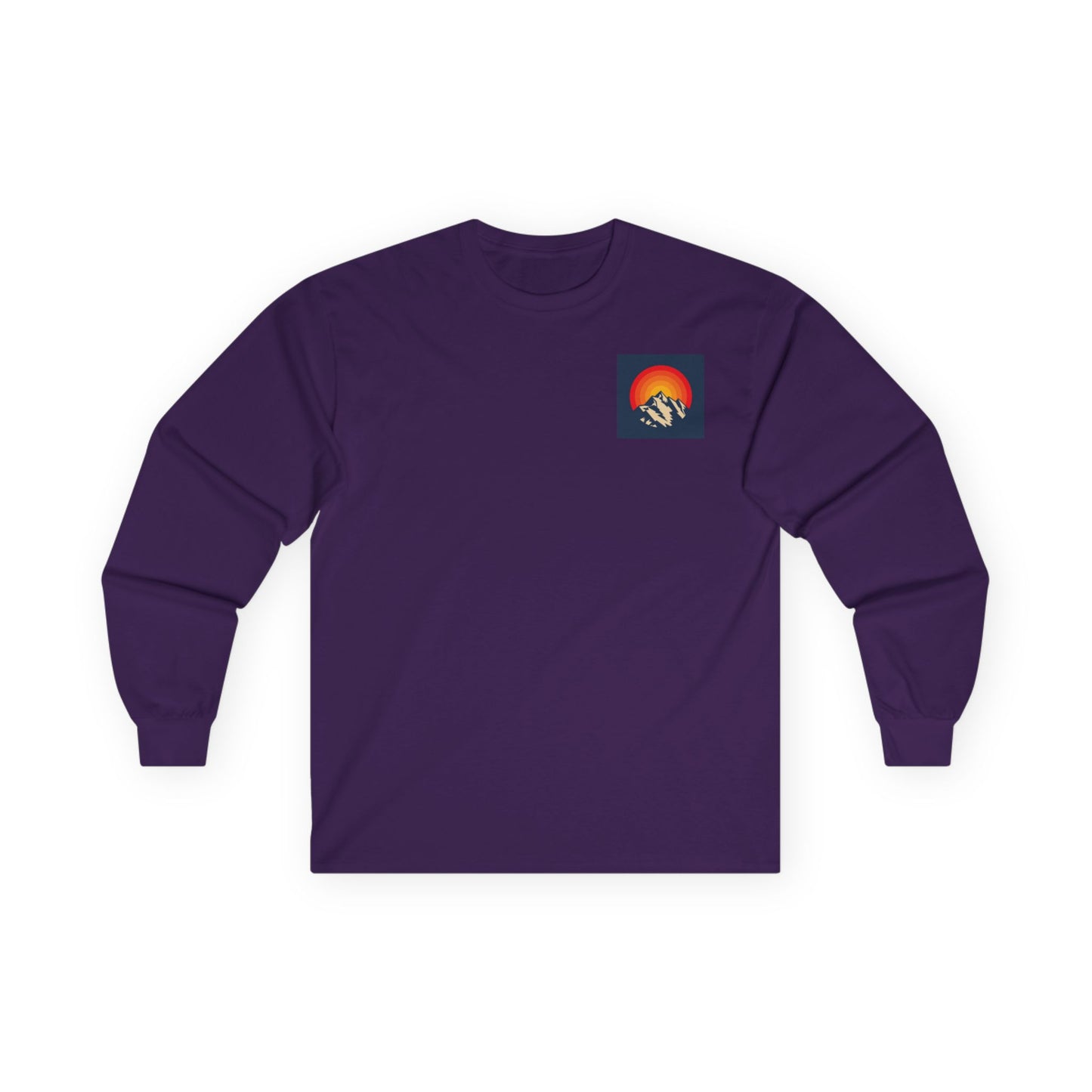 T-shirt à manches longues Sunset Rider – T-shirt unisexe en ultra coton pour les amateurs de plein air 