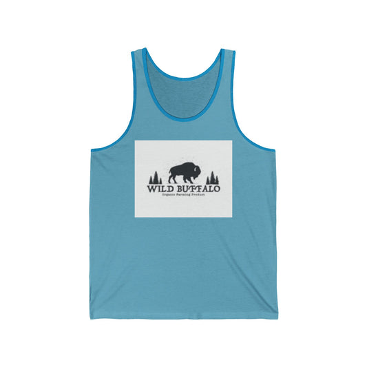 Wild Buffalo Unisex Jersey Tank - American Spirit Design