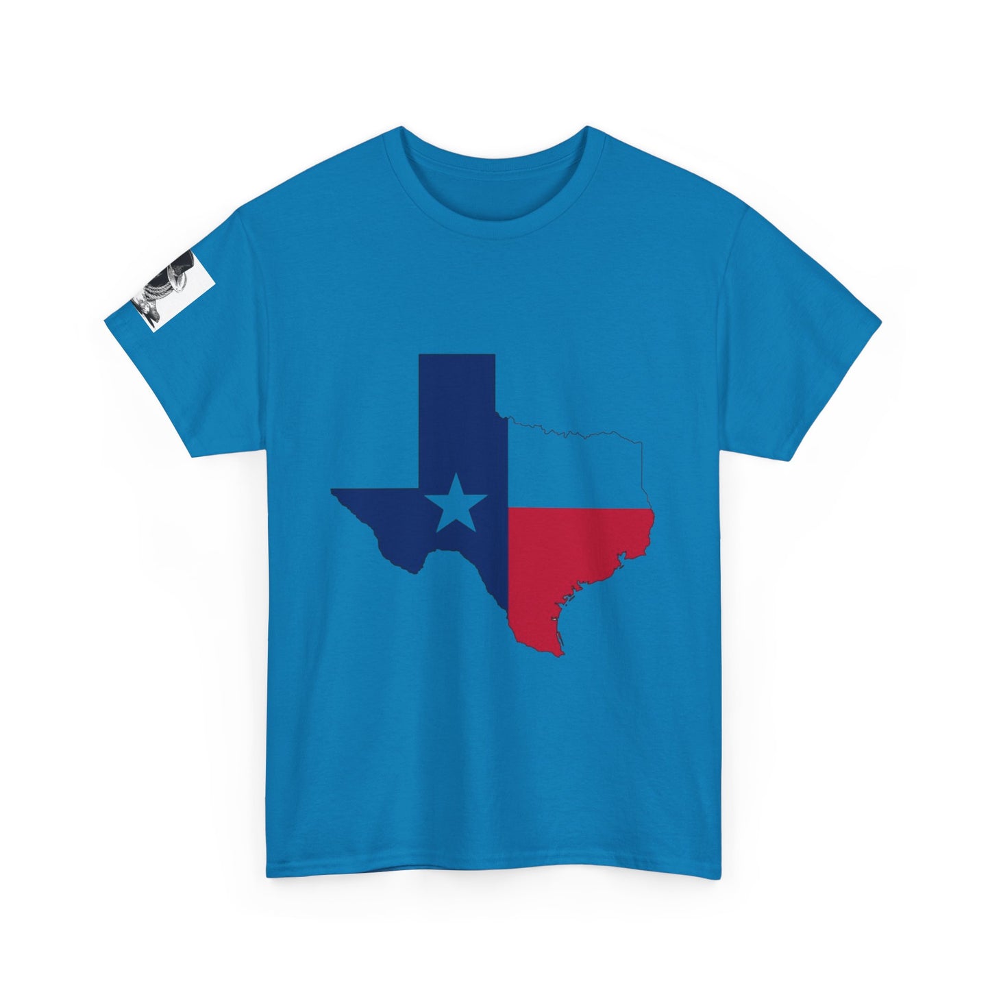 Texas Pride Unisex Heavy Cotton Tee - Rustic Sunset Design