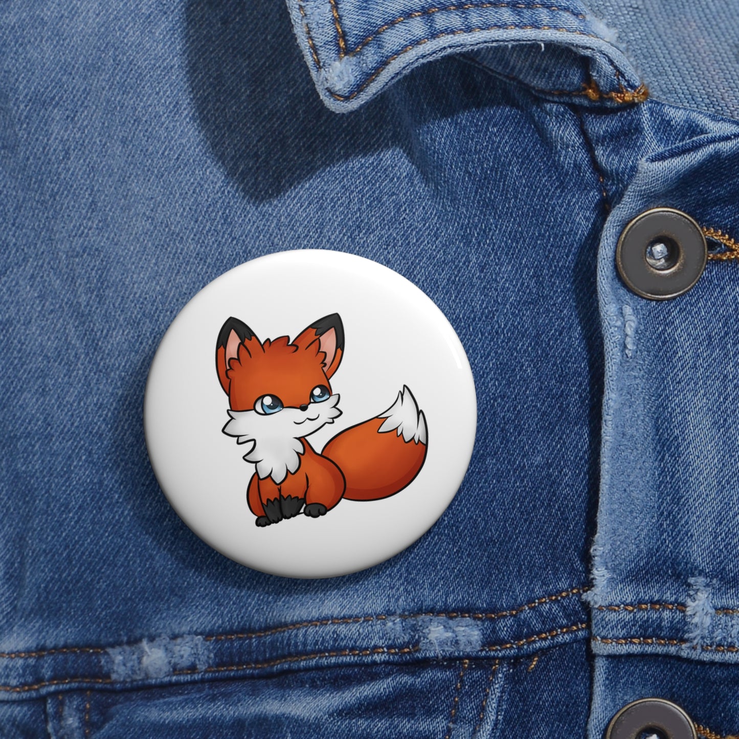 Custom Pin Buttons Fox
