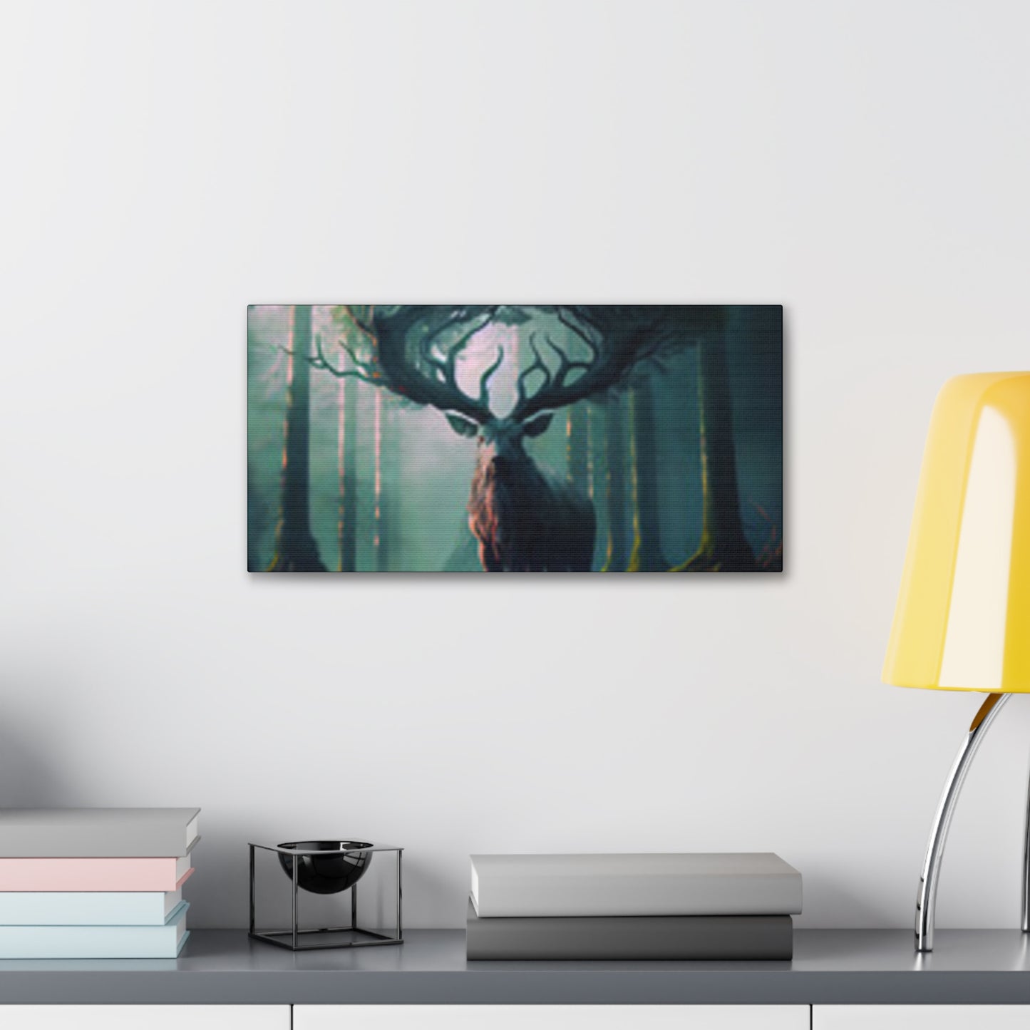Canvas Gallery Wraps  Picture Deer Forest