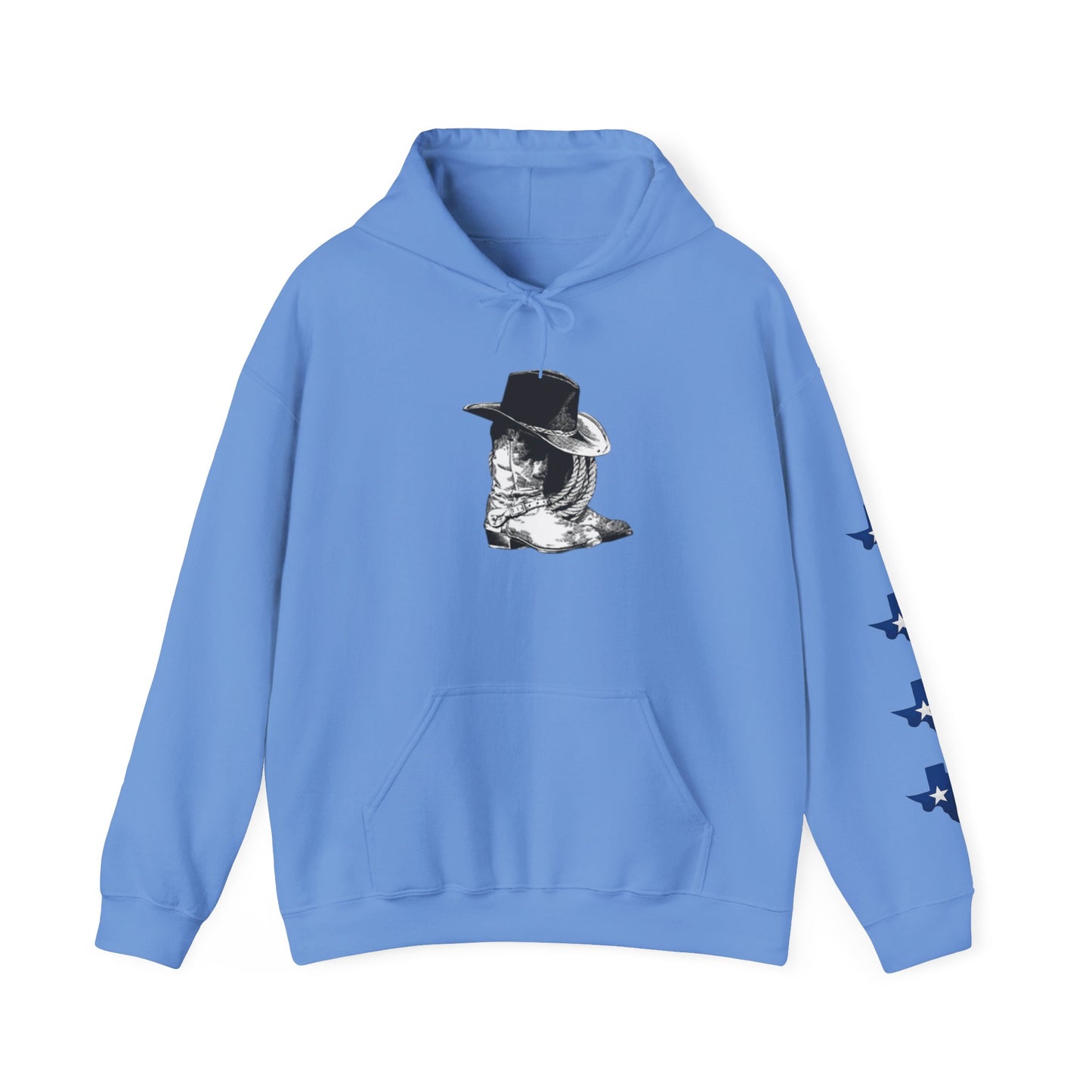 Sweat à capuche graphique Texas Cowboy pour hommes et femmes 