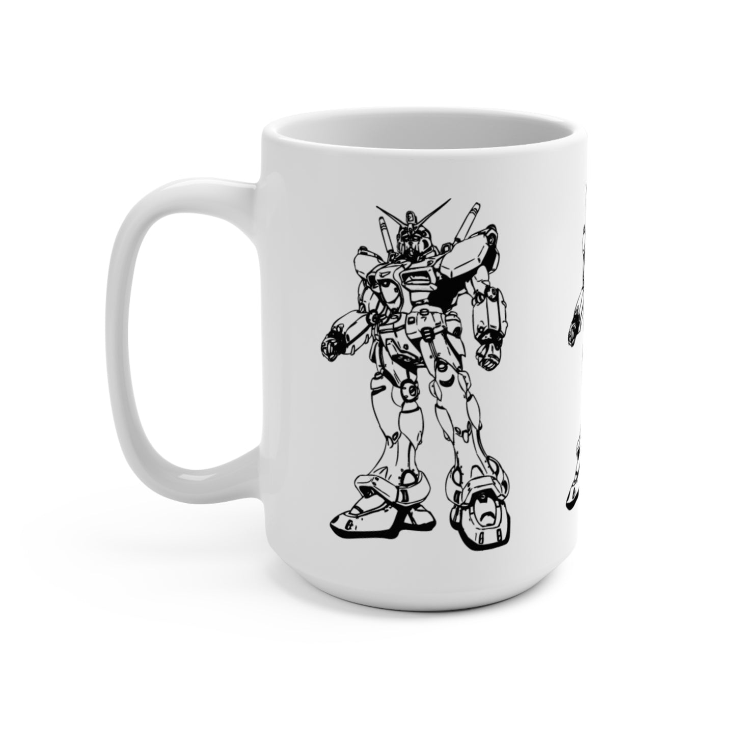 Robot Design 15oz Mug - Perfect Gift for Tech Enthusiasts