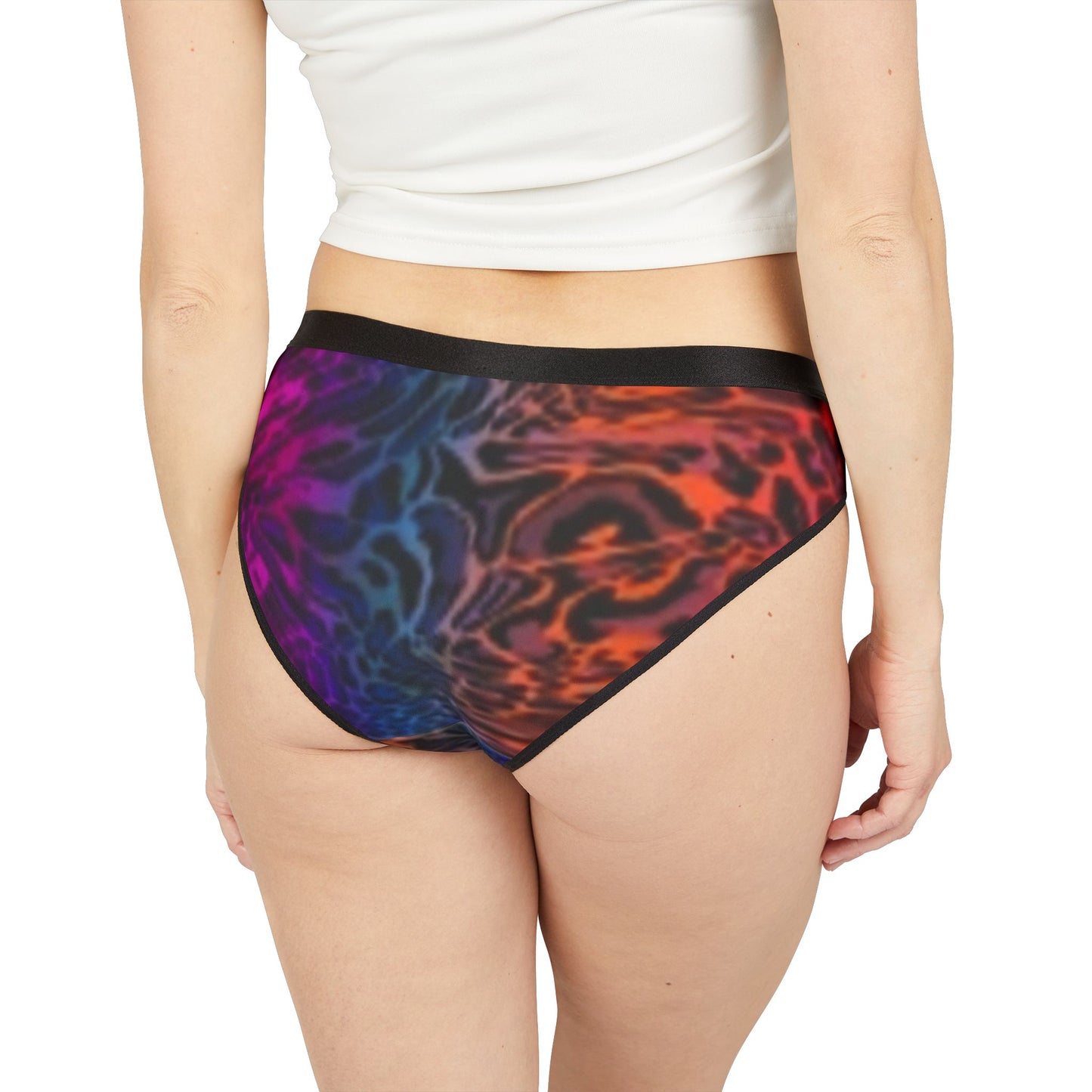 Vibrant Women's Animal Print Underwear, Colorful Bikini Briefs, Intimates, Fashion Underwear for Women, Comfortable Everyday Wear