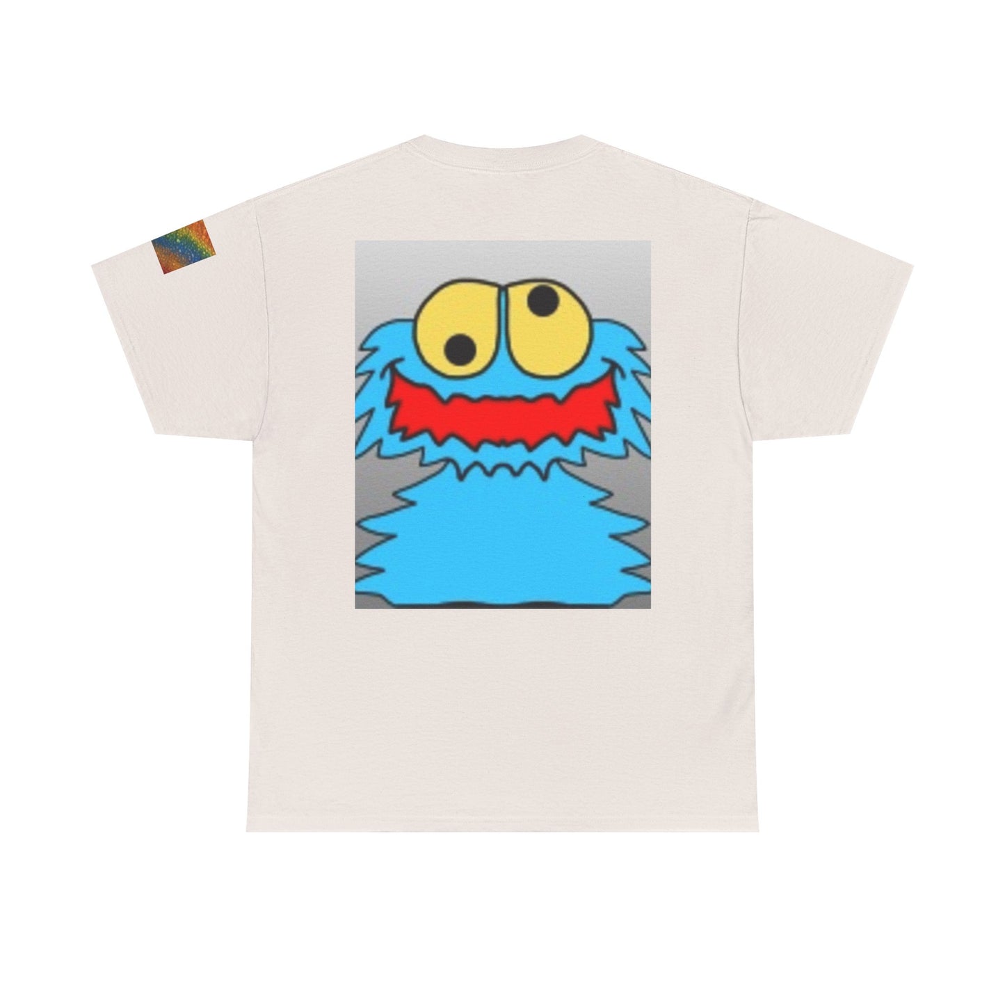 Playful Emoji & Monster Graphic Tee for Fun Lovers