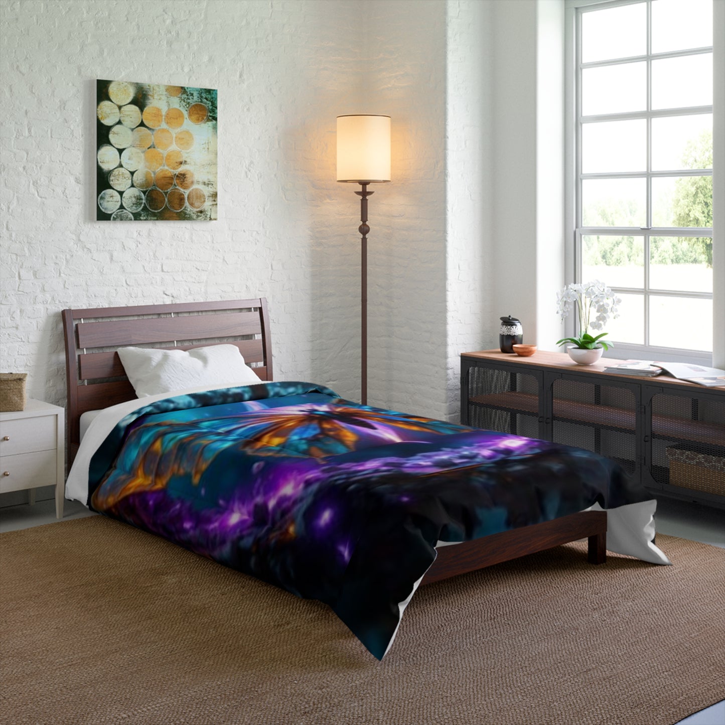Couette Papillon Vibrante - Une parure de lit bohème de rêve pour des espaces douillets