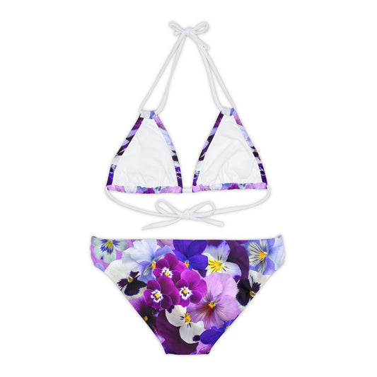 Bikini Set Purple Flowers Looking Fabulous at Cala Mariolu Italy Wow I Love this place!