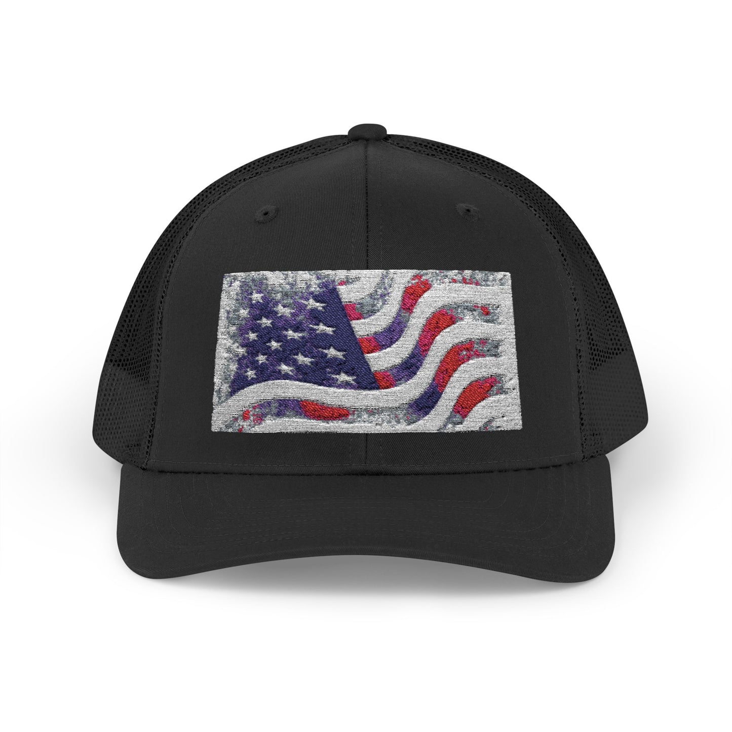 Casquette snapback patriotique style camionneur – Motif drapeau américain 