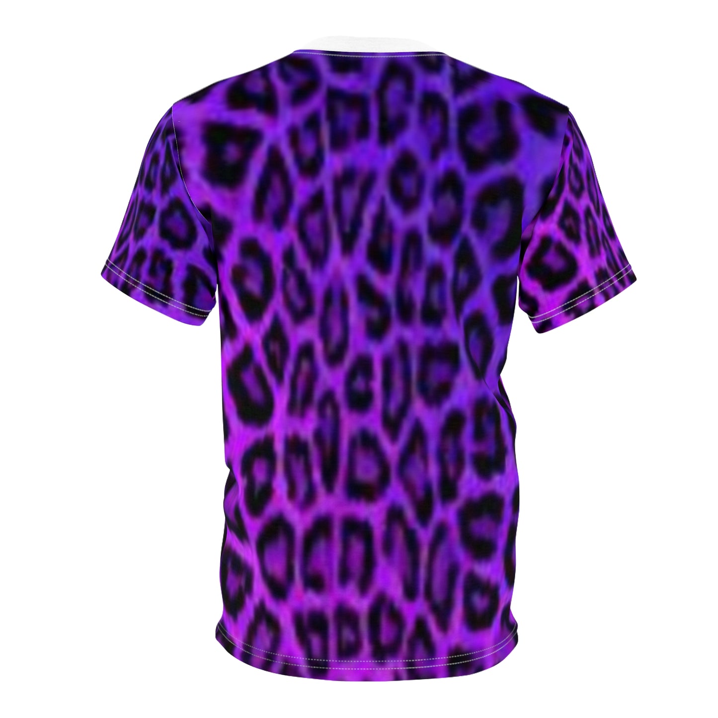 Pyjama léopard violet vibrant - T-shirt élégant et chemise à imprimé animal unique