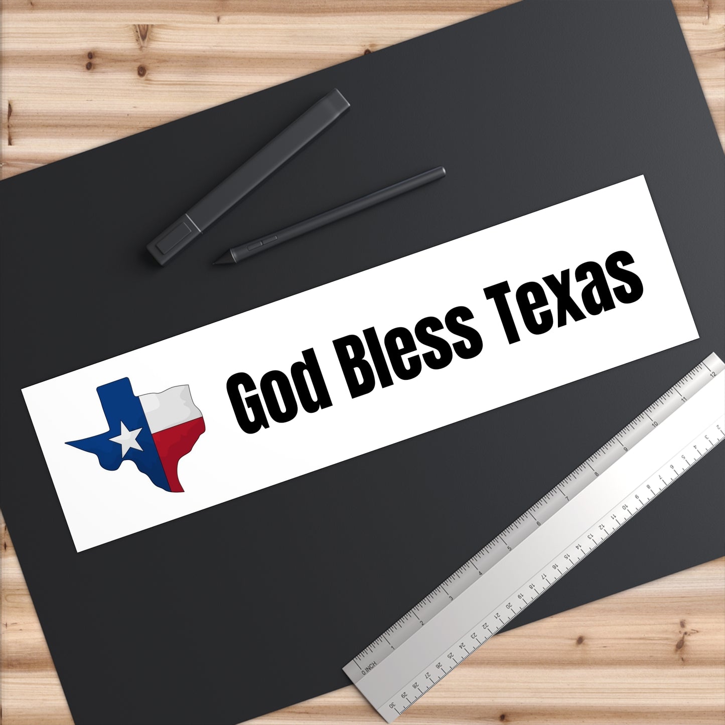 God Bless Texas Bumper Stickers - Perfect for Proud Texans and Road Trip Enthusiasts